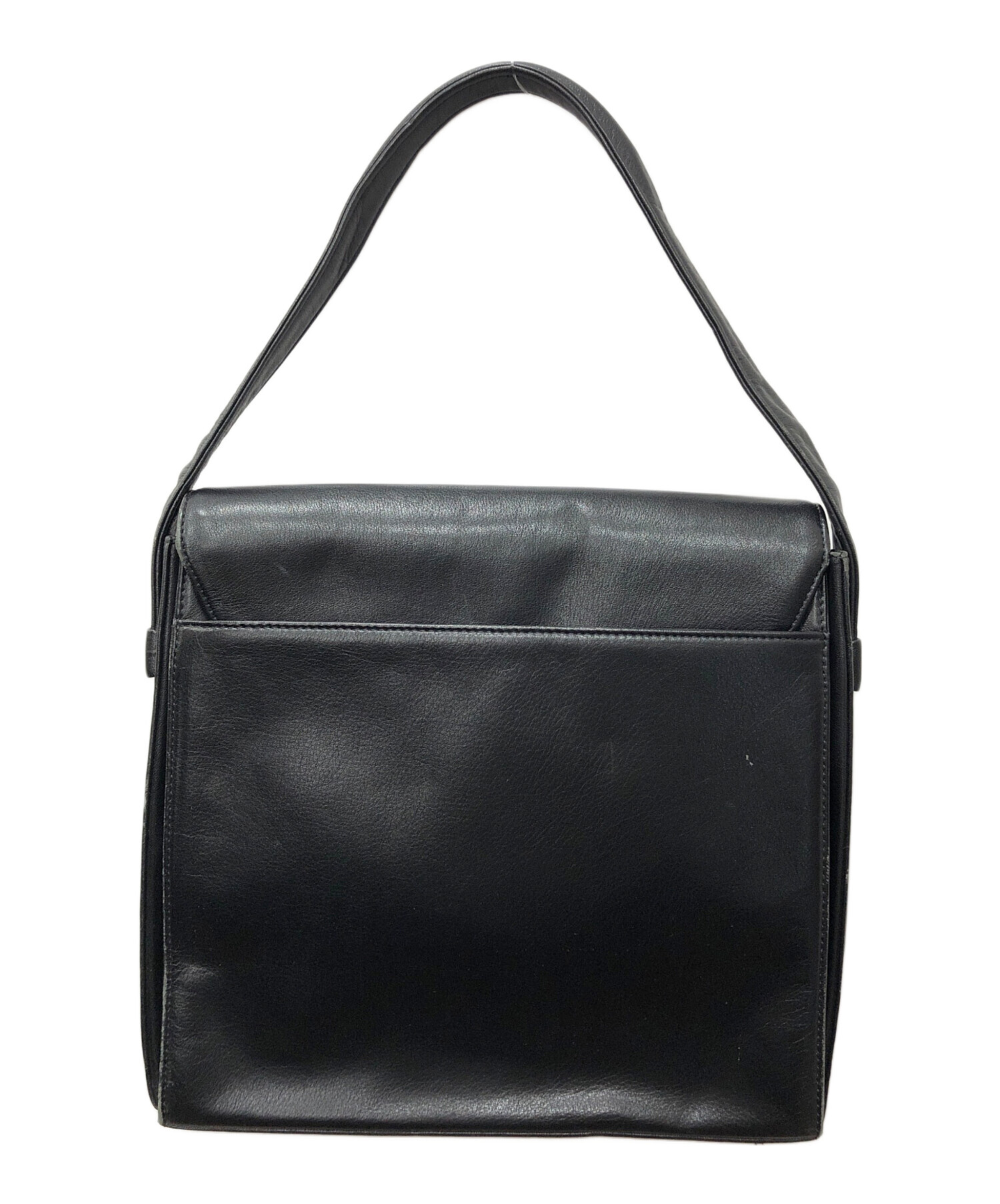 中古・古着通販】HIROFU (ヒロフ) レザーフラップワンショルダーバック