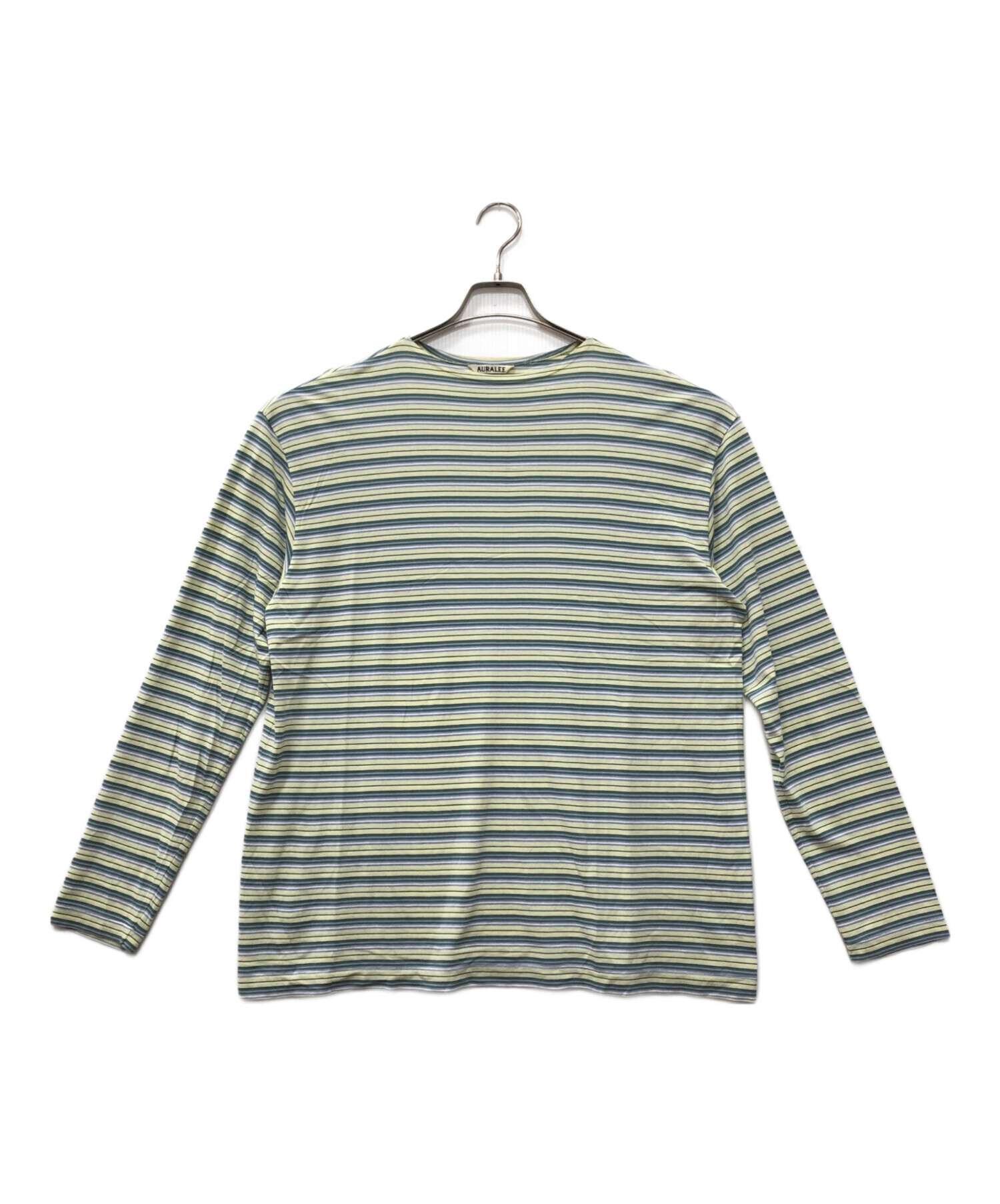 中古・古着通販】AURALEE (オーラリー) HARD TWIST COTTON BORDER BOAT