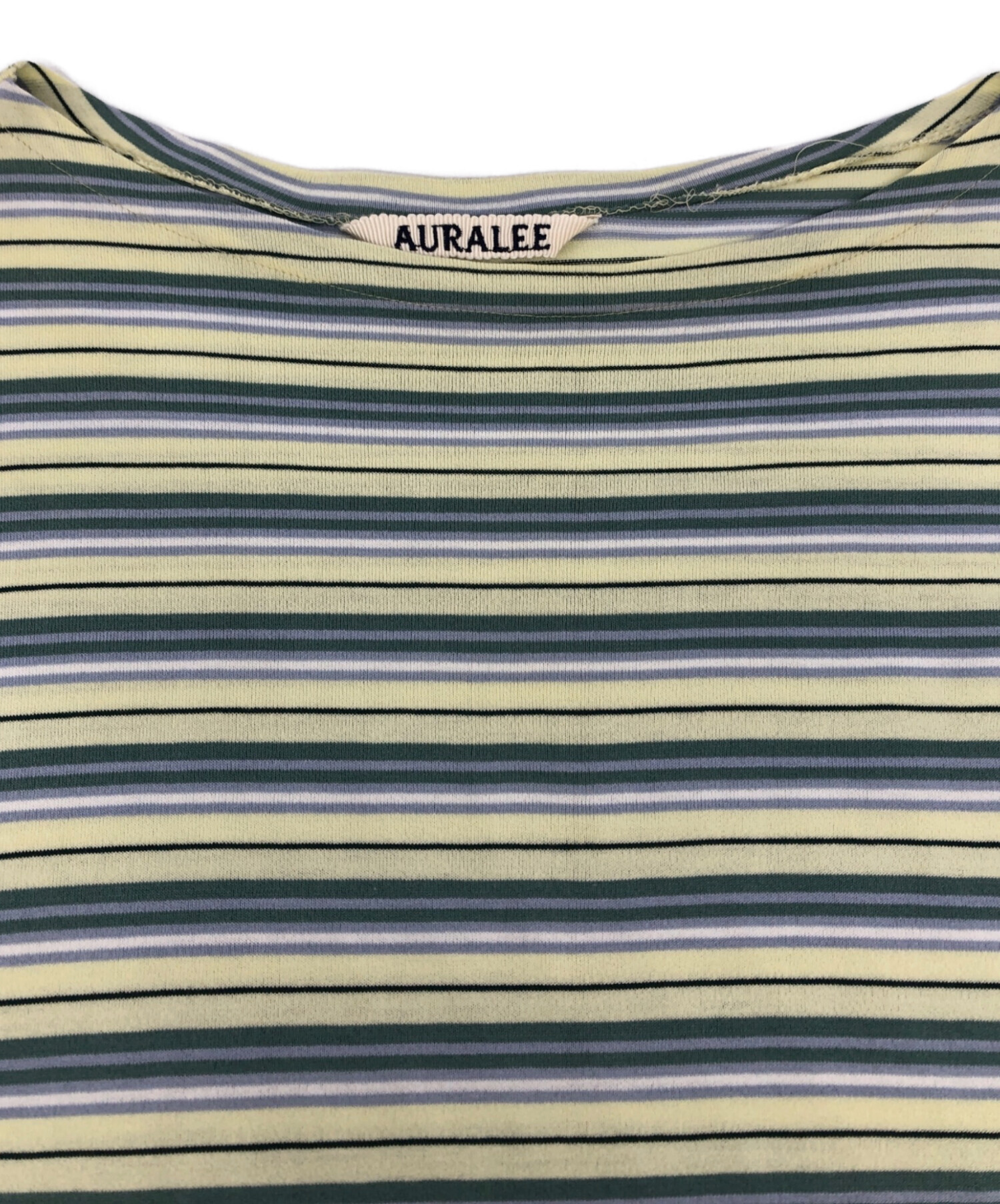 中古・古着通販】AURALEE (オーラリー) HARD TWIST COTTON BORDER BOAT