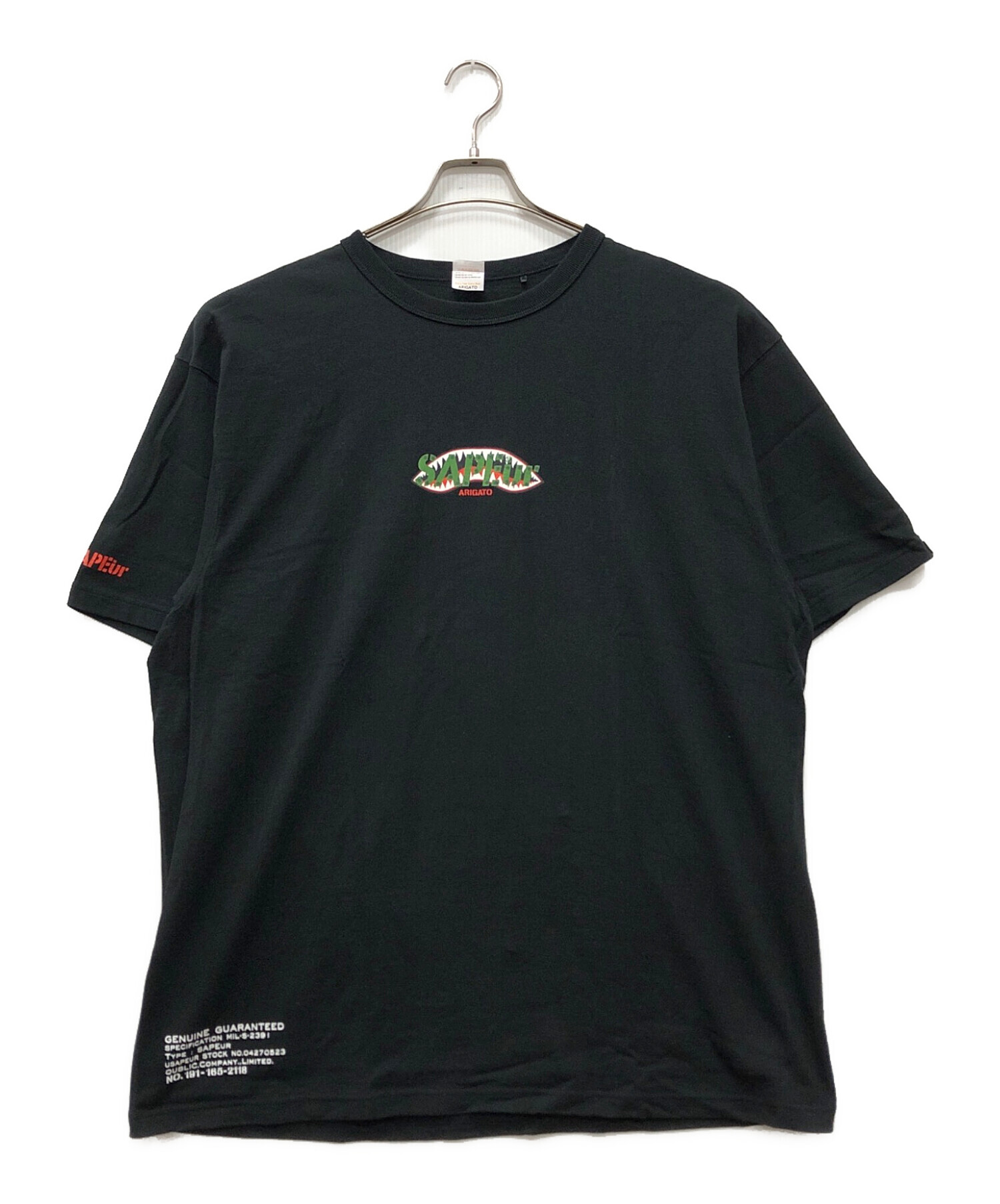中古・古着通販】SAPEur (サプール) SHARK MOUTH HEAD ブラック サイズ