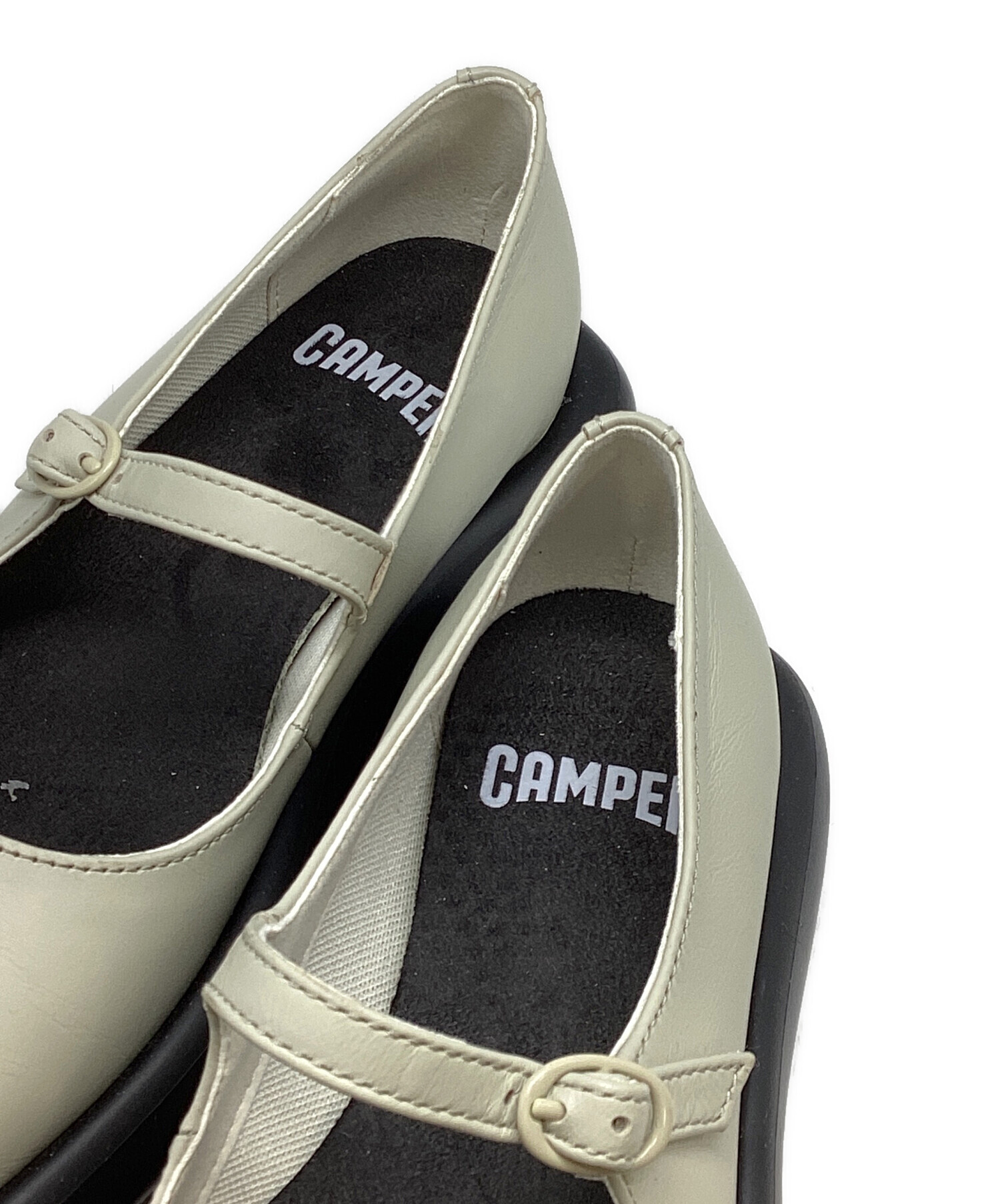 極美品 CAMPER ONDAギャザーフラットシューズ メリージェーン 中古・古着通販】CAMPER (カンペール) Onda メリージェーンシューズ
