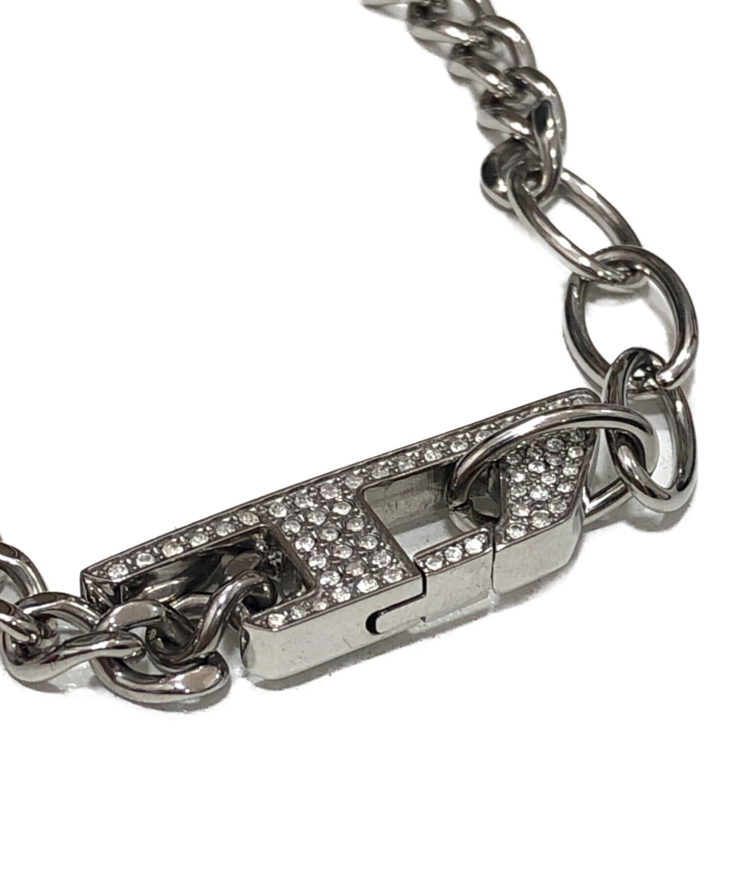 中古・古着通販】DIESEL (ディーゼル) Dロゴ ラインストーン