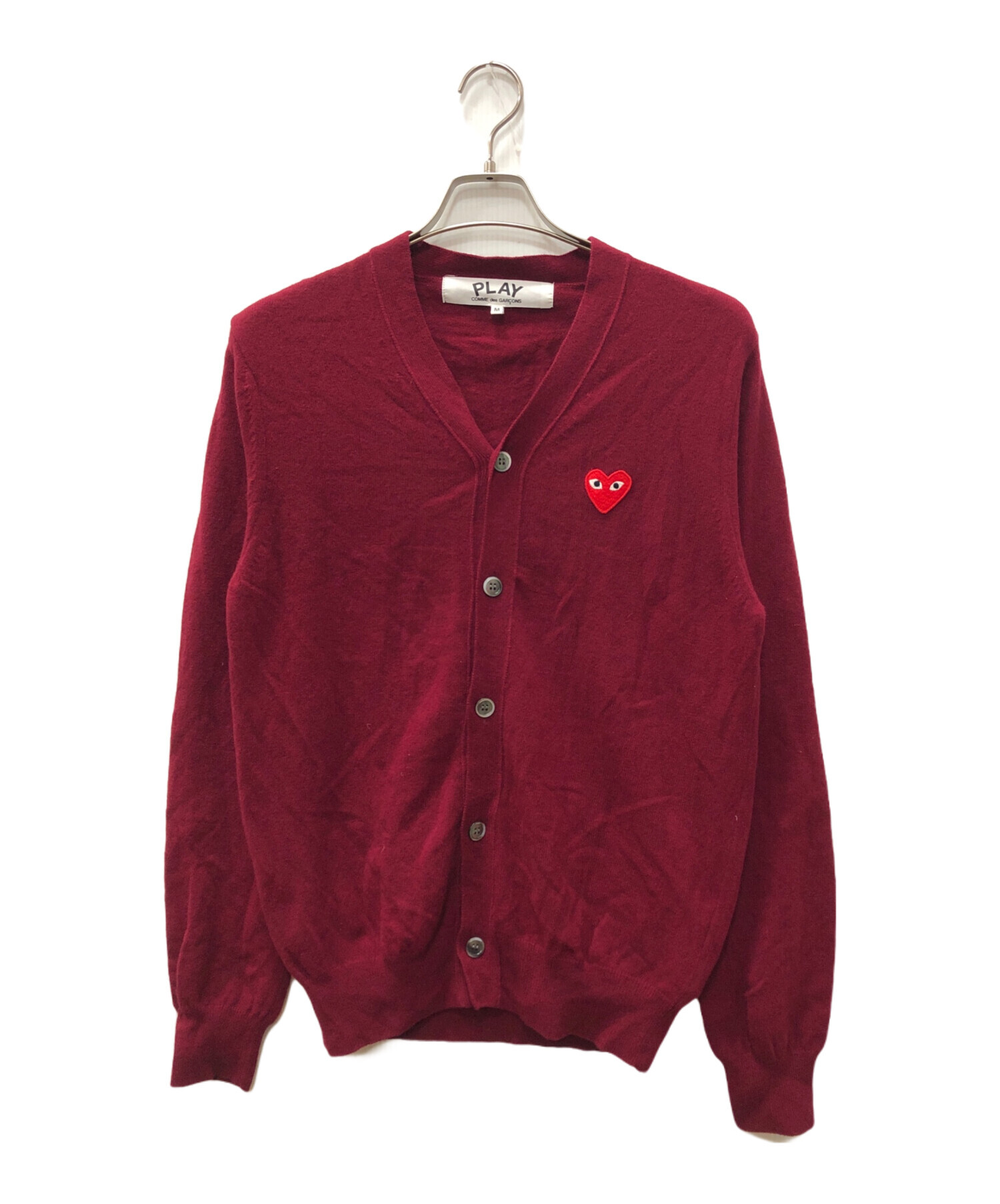 tricot COMME des GARCONS Aラインカーディガン 中古・古着通販】PLAY COMME des GARCONS (プレイコムデギャルソン