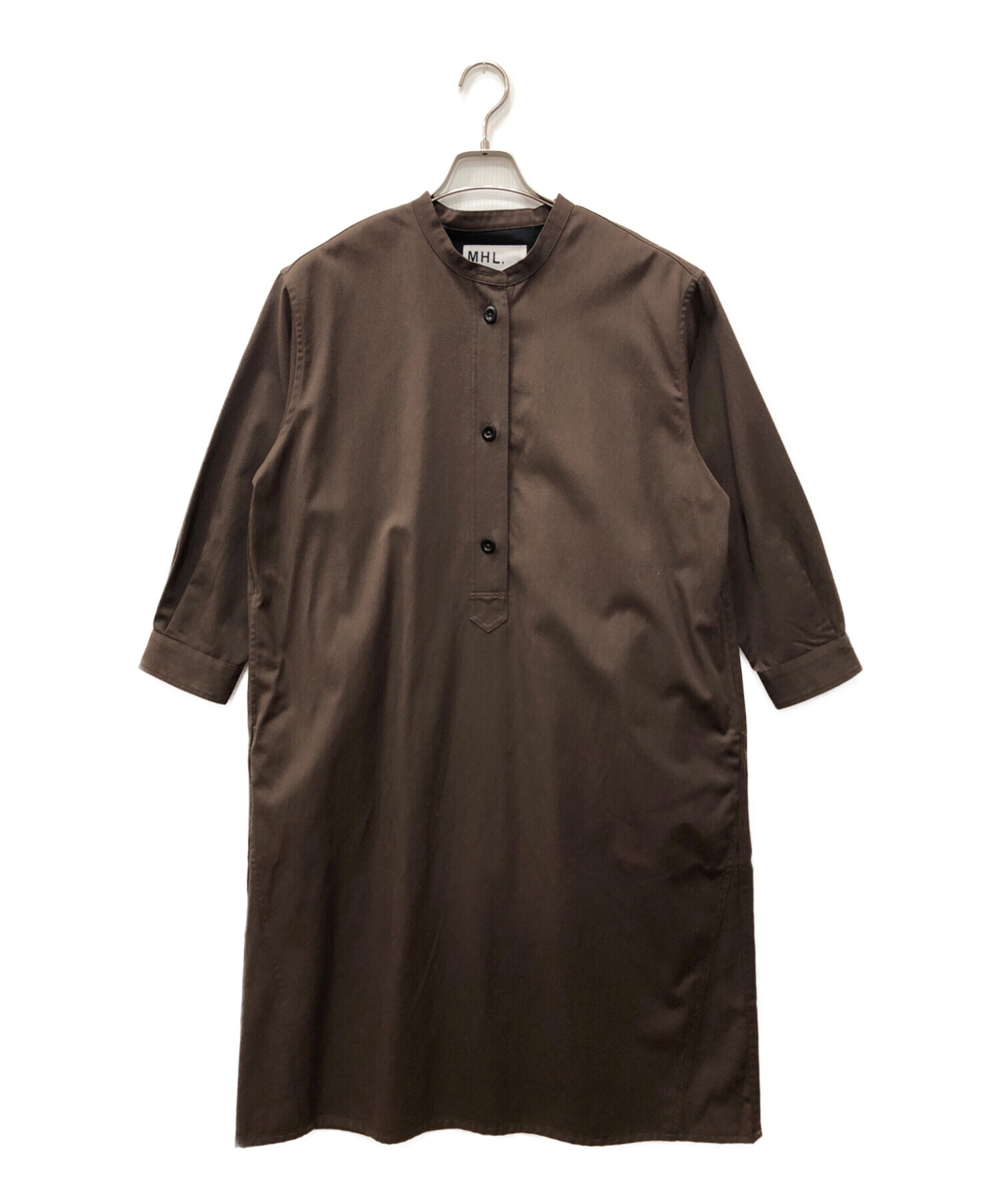 中古・古着通販】MHL (エムエイチエル) COTTON WOOL TWILL OP ブラウン