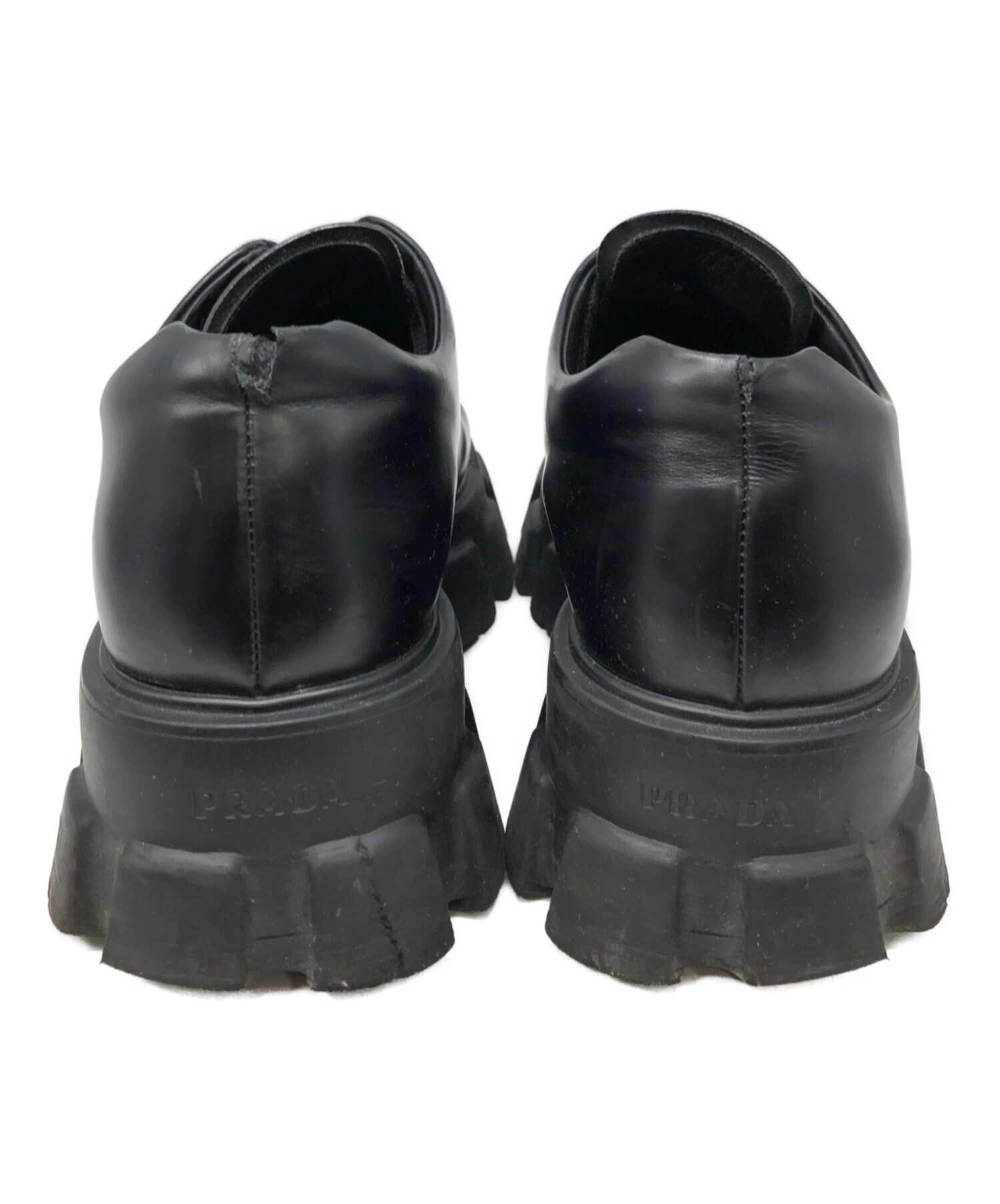 中古・古着通販】PRADA (プラダ) モノリス ブラッシュドレザー レース