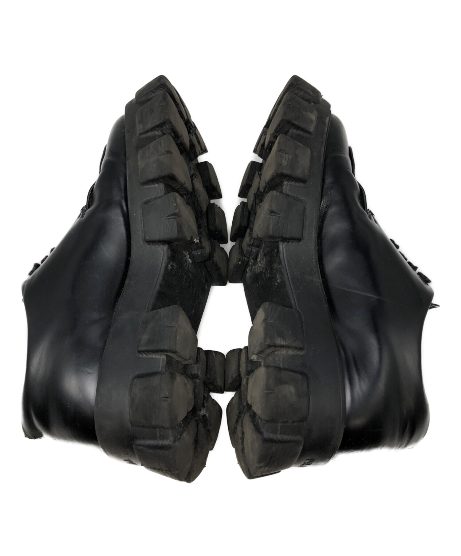 中古・古着通販】PRADA (プラダ) モノリス ブラッシュドレザー レース
