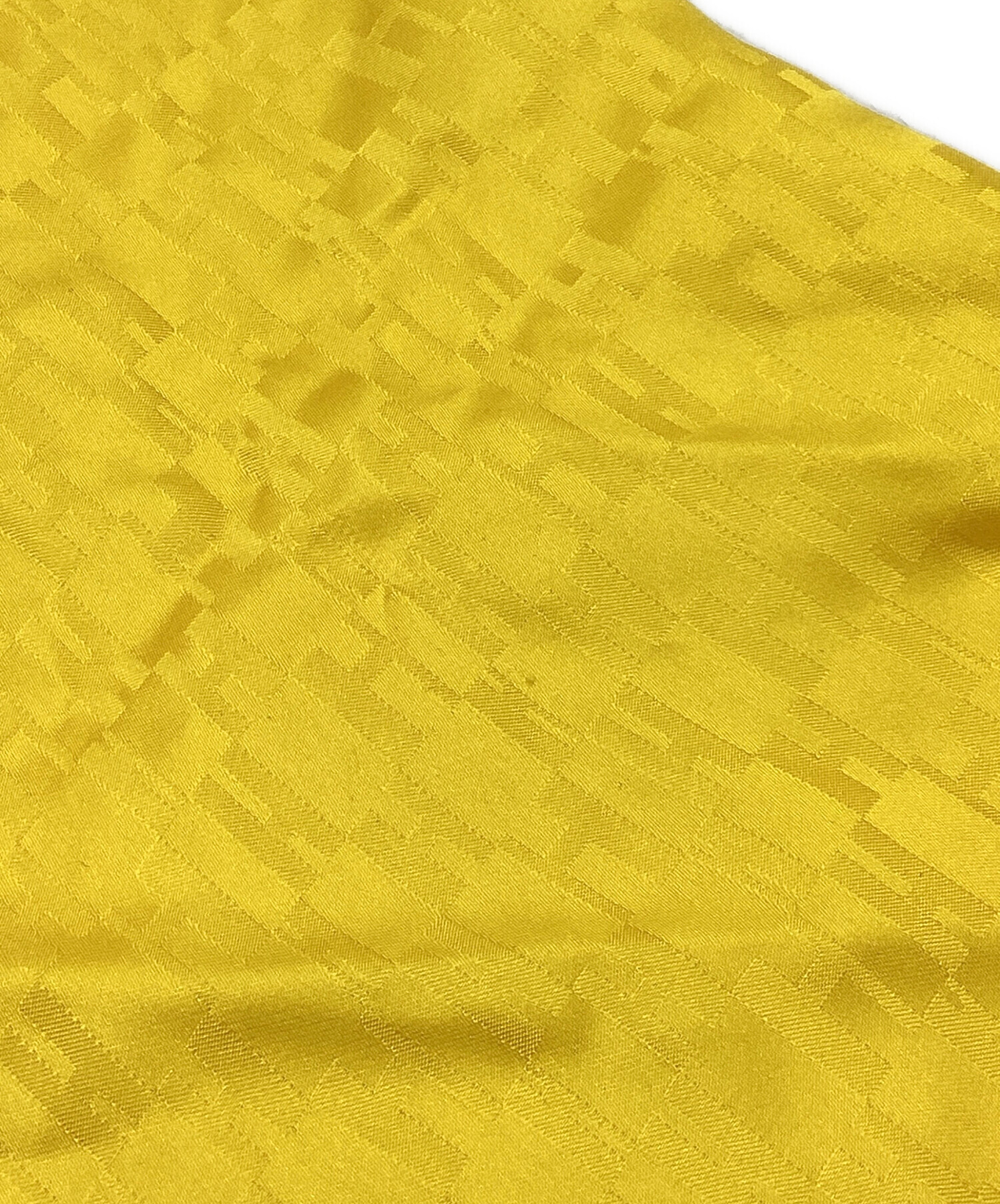 中古・古着通販】HERMES (エルメス) グランH ポケットチーフ イエロー