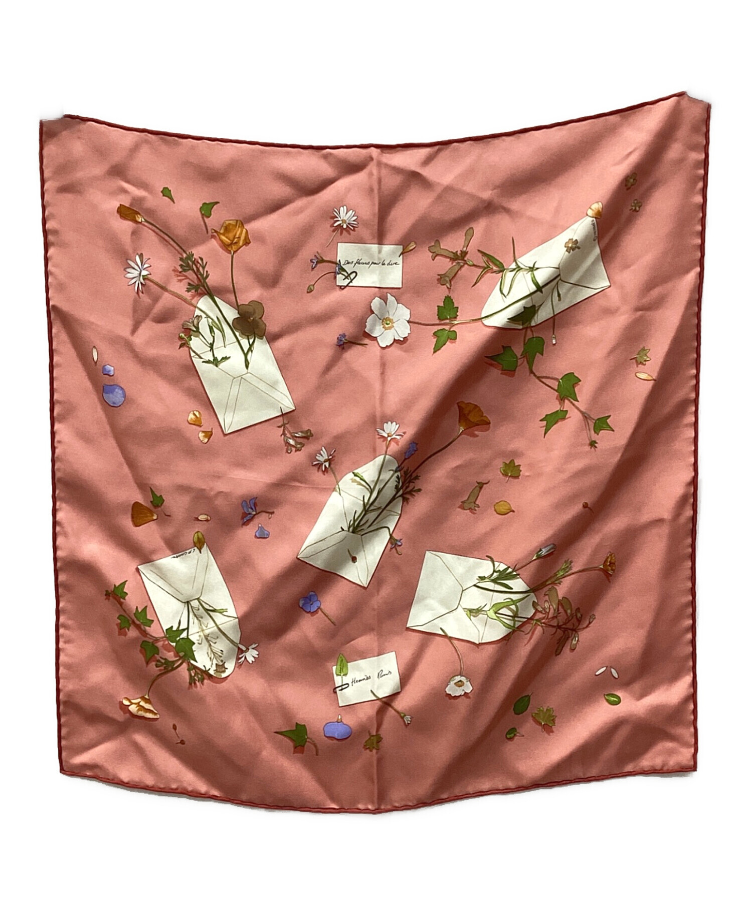 中古・古着通販】HERMES (エルメス) カレ45 fleurs pour le dire/花の