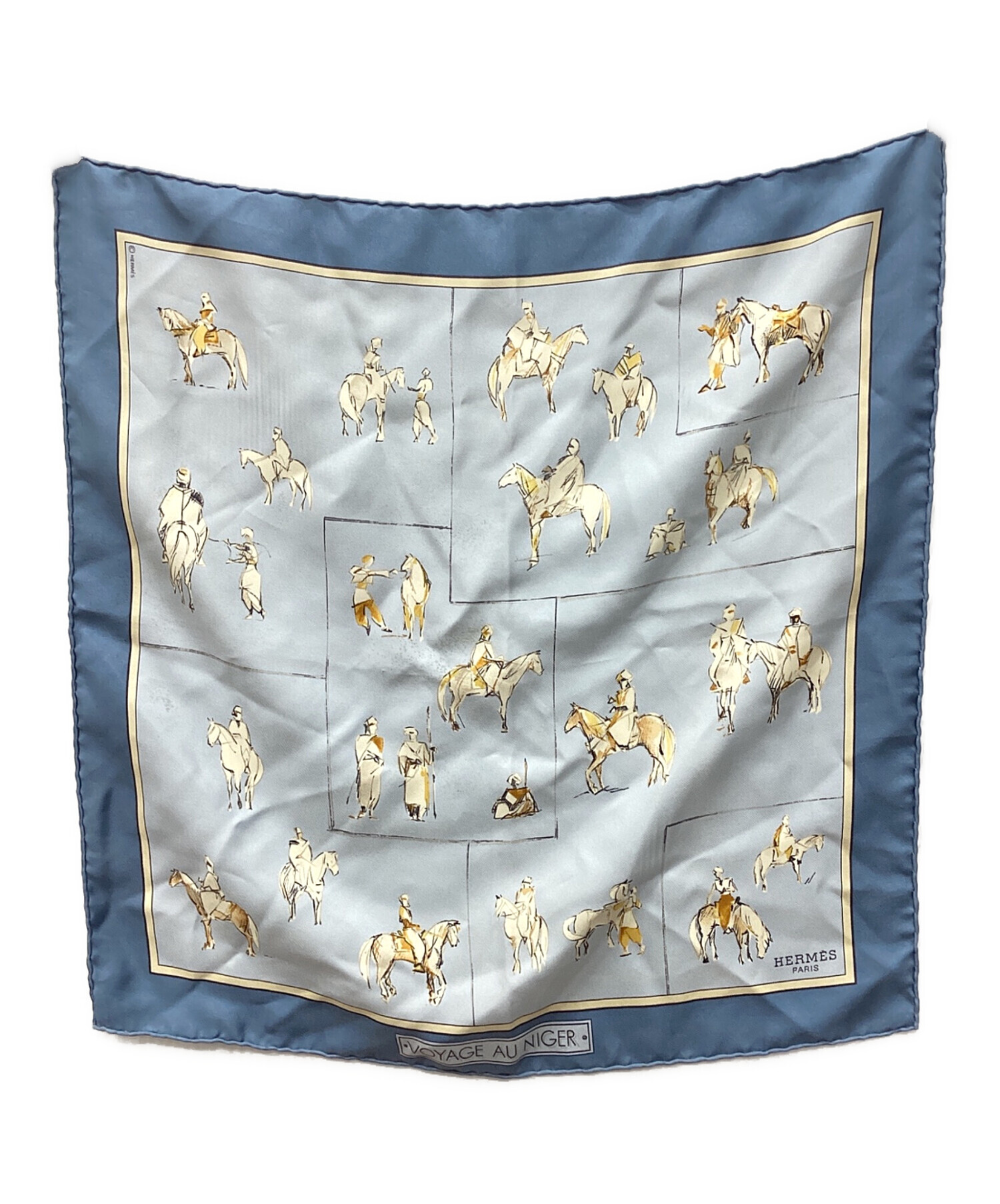 中古・古着通販】HERMES (エルメス) カレ45 VOYAGE AU NIGER