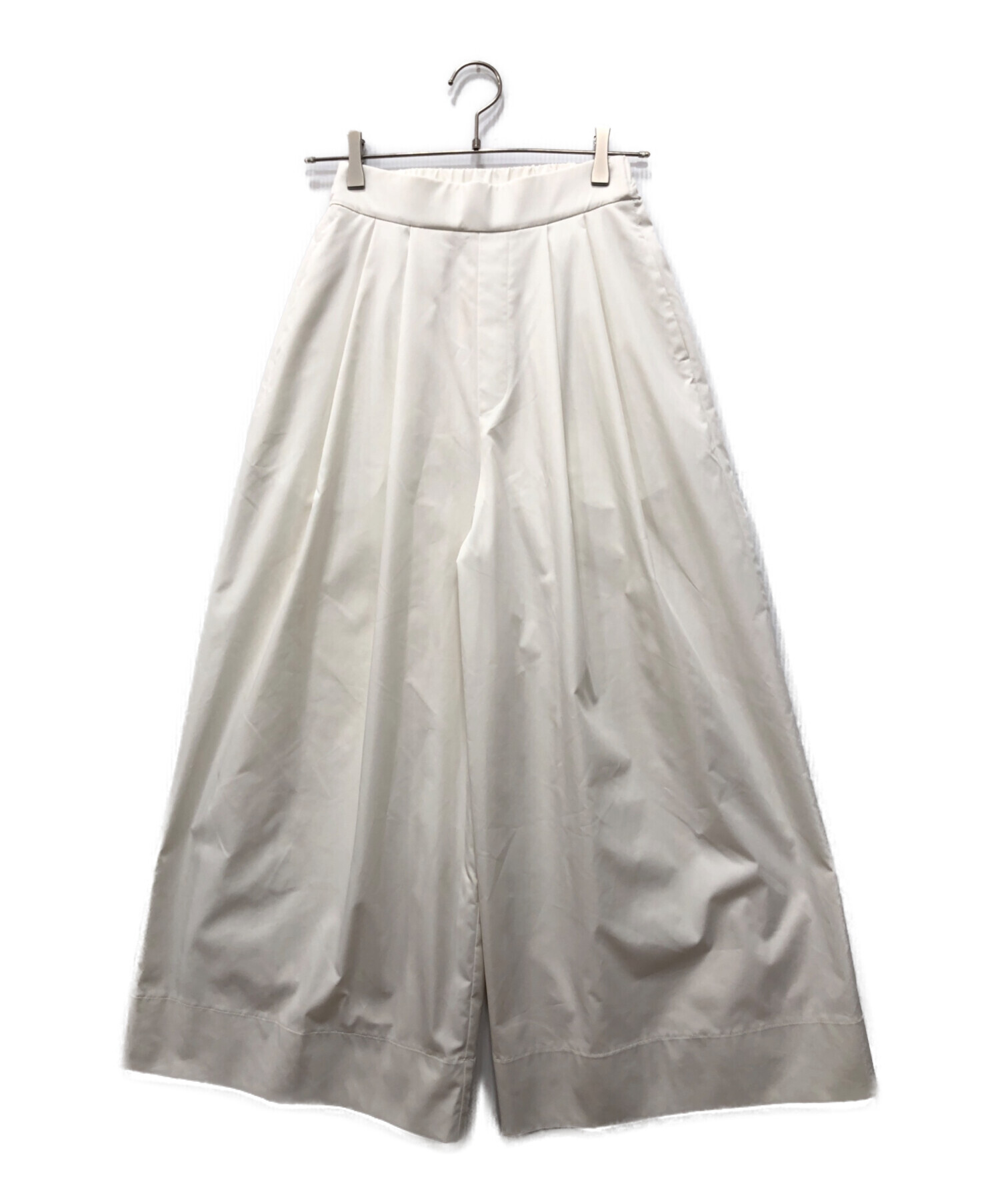 CARLA カーラ　ビラクパンツ ホワイト サイズ1 中古・古着通販】CARLA (カーラ) Easy 撥水 wide pants ホワイト