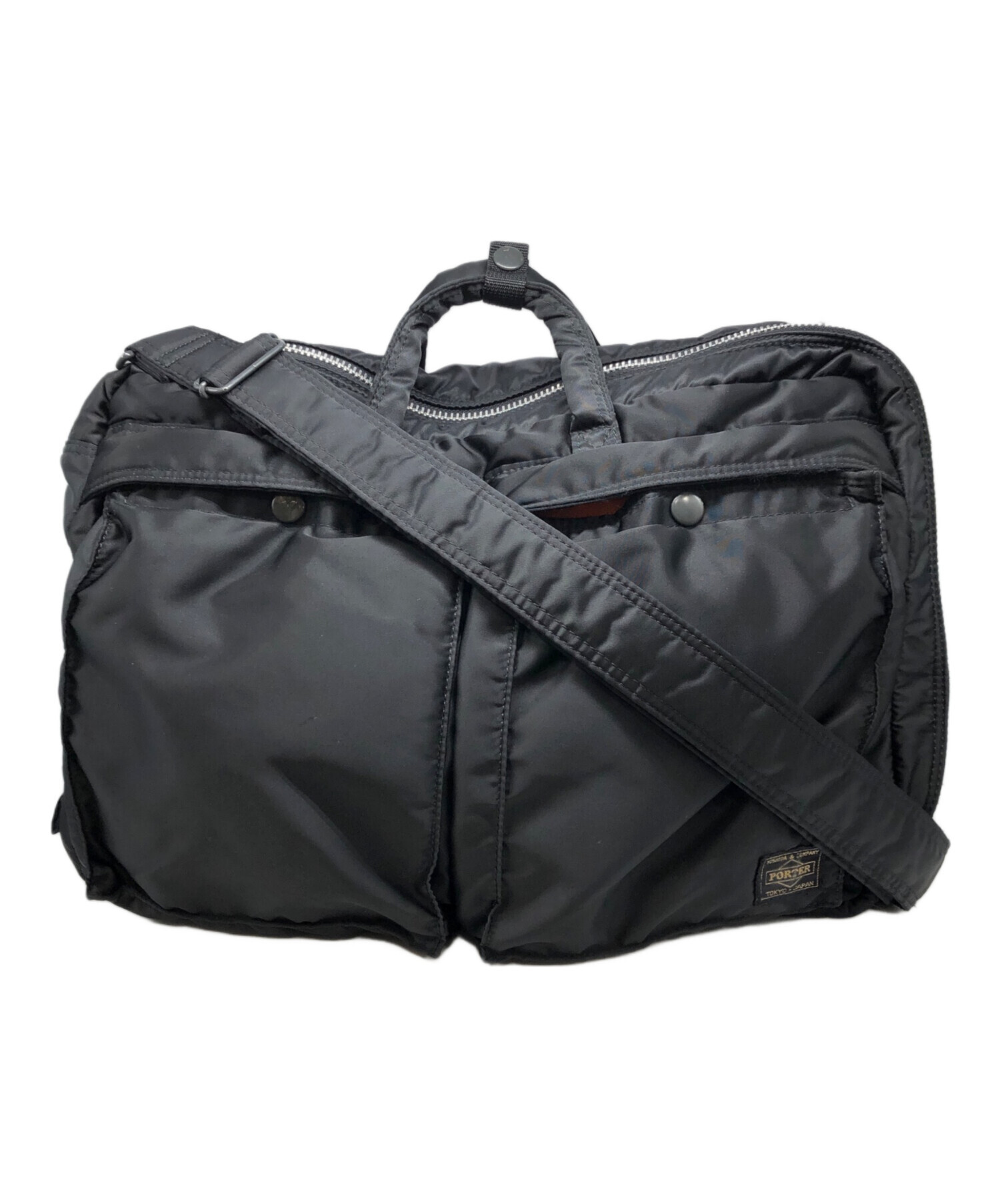 中古・古着通販】PORTER (ポーター) 3WAYブリーフケース ブラック
