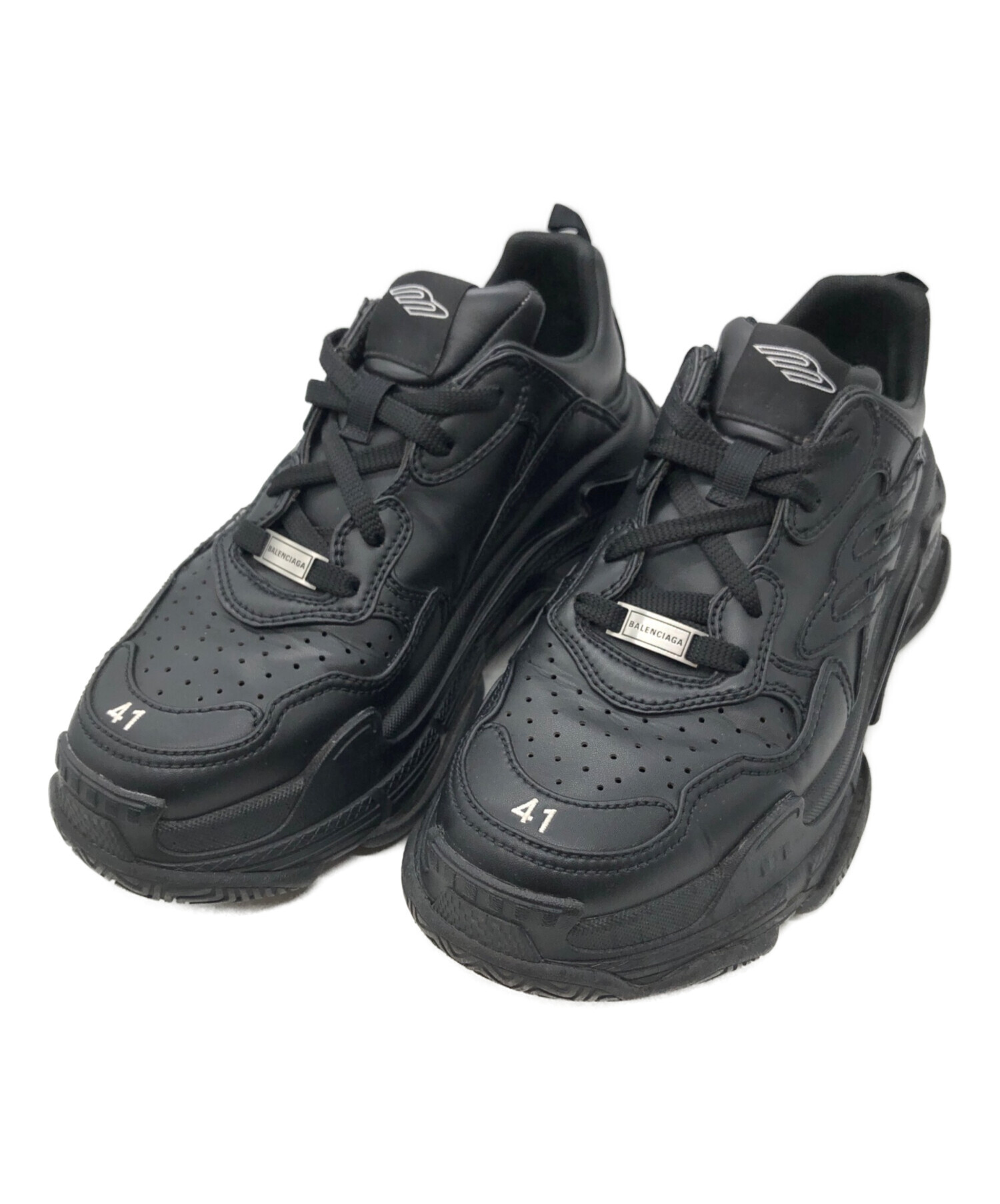 中古・古着通販】BALENCIAGA (バレンシアガ) Triple S Sporty ブラック