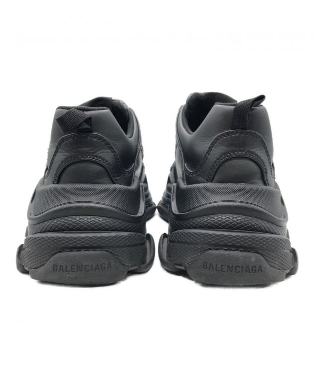 BALENCIAGA バレンシアガ スニーカー 29cm 黒 【古着】【中古】【送料無料】 中古・古着通販】BALENCIAGA (バレンシアガ) Triple S Sporty ブラック