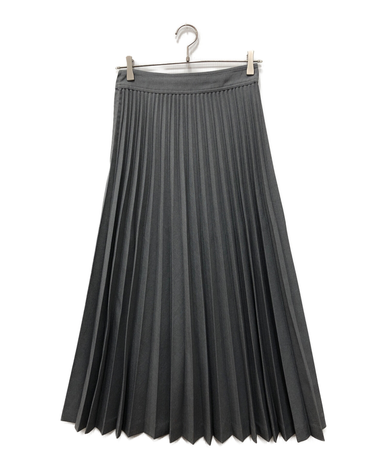 【未使用タグ付】THE SHINZONE シンゾーン プリーツスカート 34 中古・古着通販】THE SHINZONE (ザ シンゾーン) PLEATS SKIRT グレー