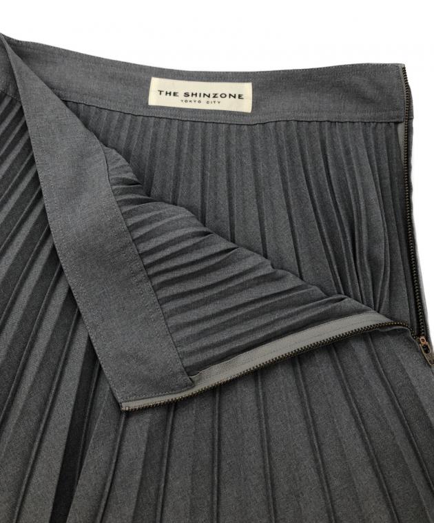 中古・古着通販】THE SHINZONE (ザ シンゾーン) PLEATS SKIRT グレー