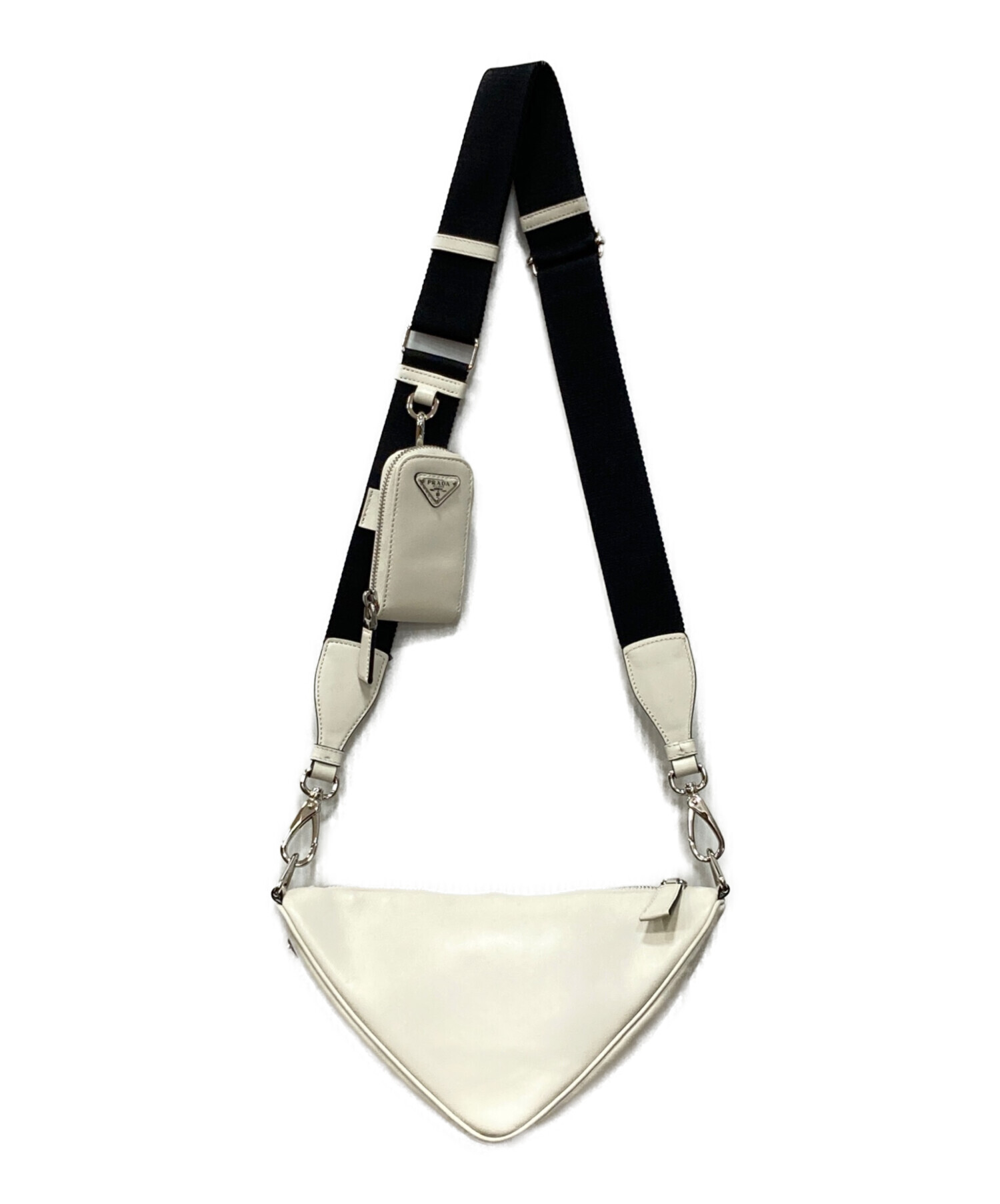 中古・古着通販】PRADA (プラダ) トライアングルショルダーバッグ