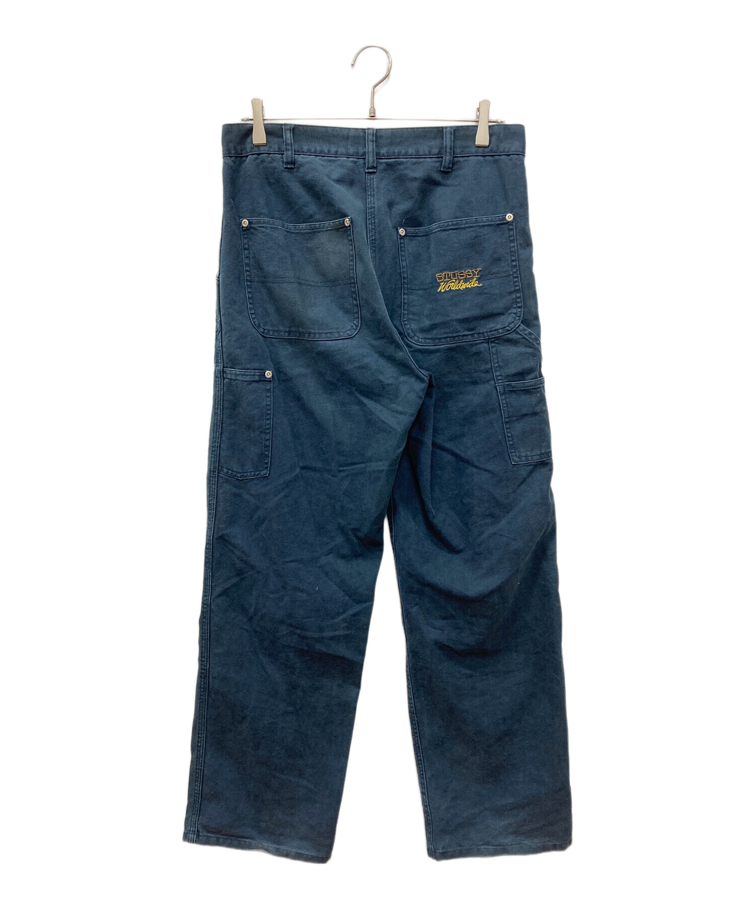 stussyペインターパンツ 中古・古着通販】stussy (ステューシー) ペインターパンツ ネイビー