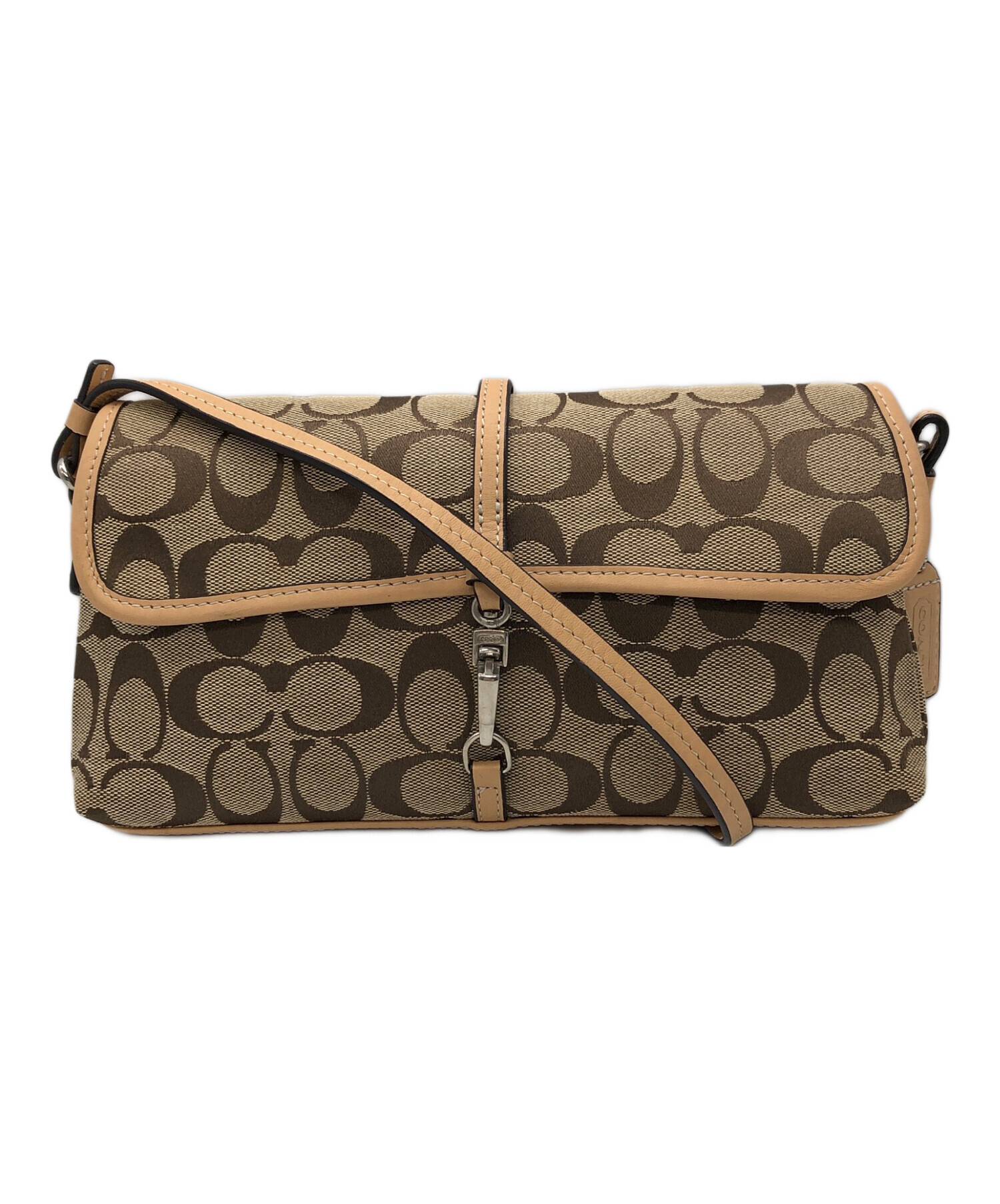 中古・古着通販】COACH (コーチ) クリップデミ シグネチャーポーチ