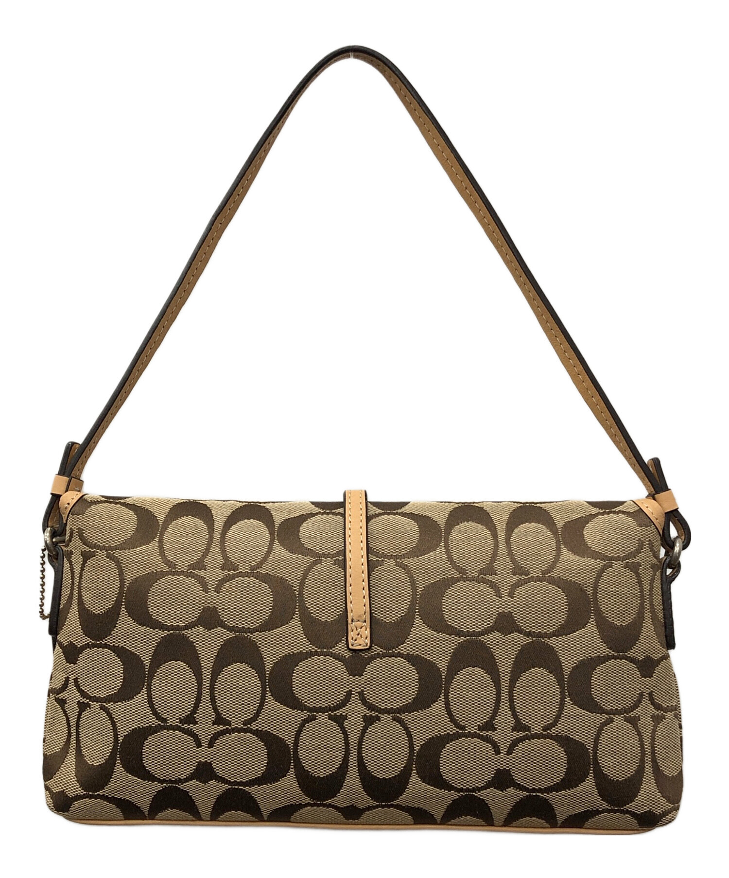 COACH コーチ シグネチャー クリップ デミ ポーチ 中古・古着通販】COACH (コーチ) クリップデミ シグネチャーポーチ