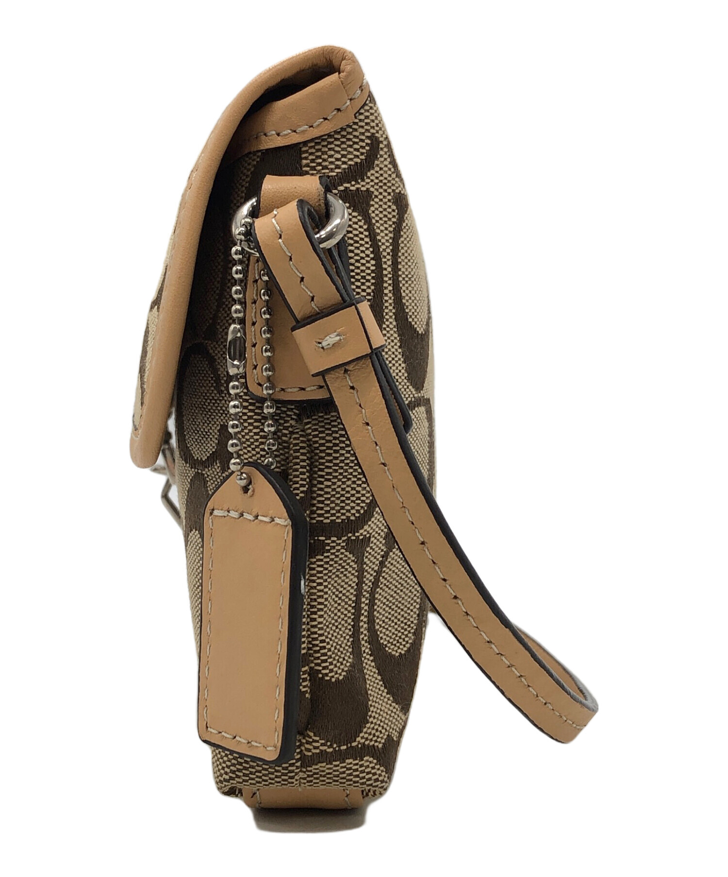 中古・古着通販】COACH (コーチ) クリップデミ シグネチャーポーチ