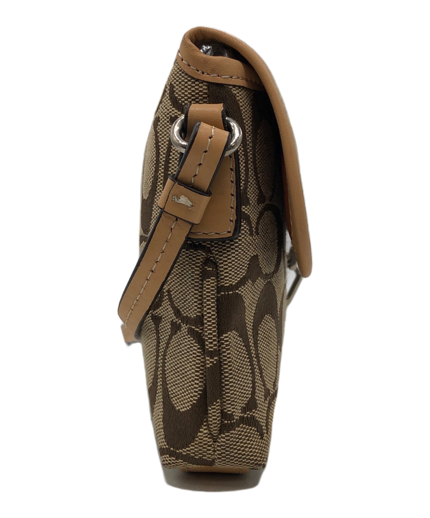 中古・古着通販】COACH (コーチ) クリップデミ シグネチャーポーチ