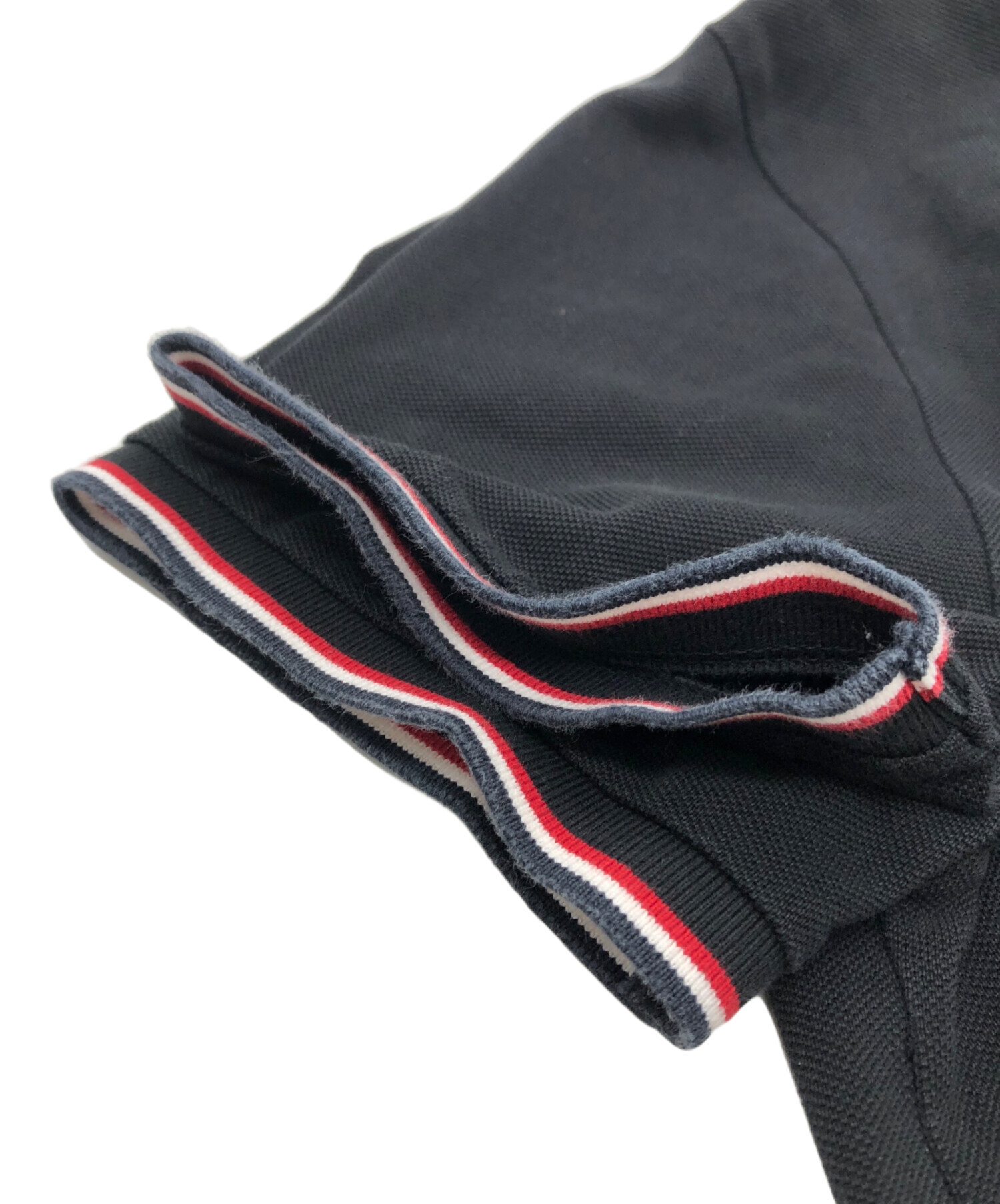 中古・古着通販】MONCLER (モンクレール) ポロシャツ ネイビー サイズ