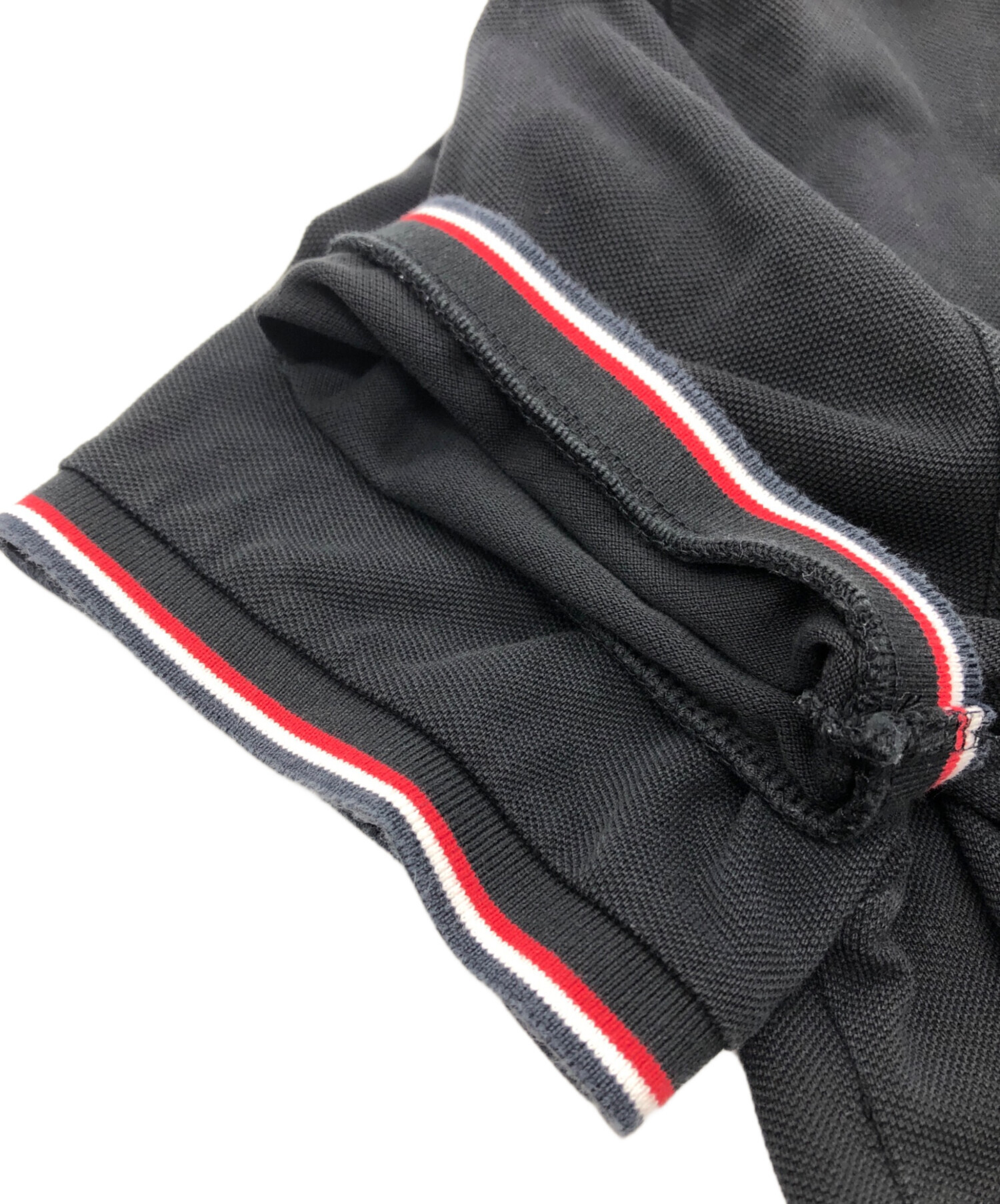 中古・古着通販】MONCLER (モンクレール) ポロシャツ ネイビー サイズ