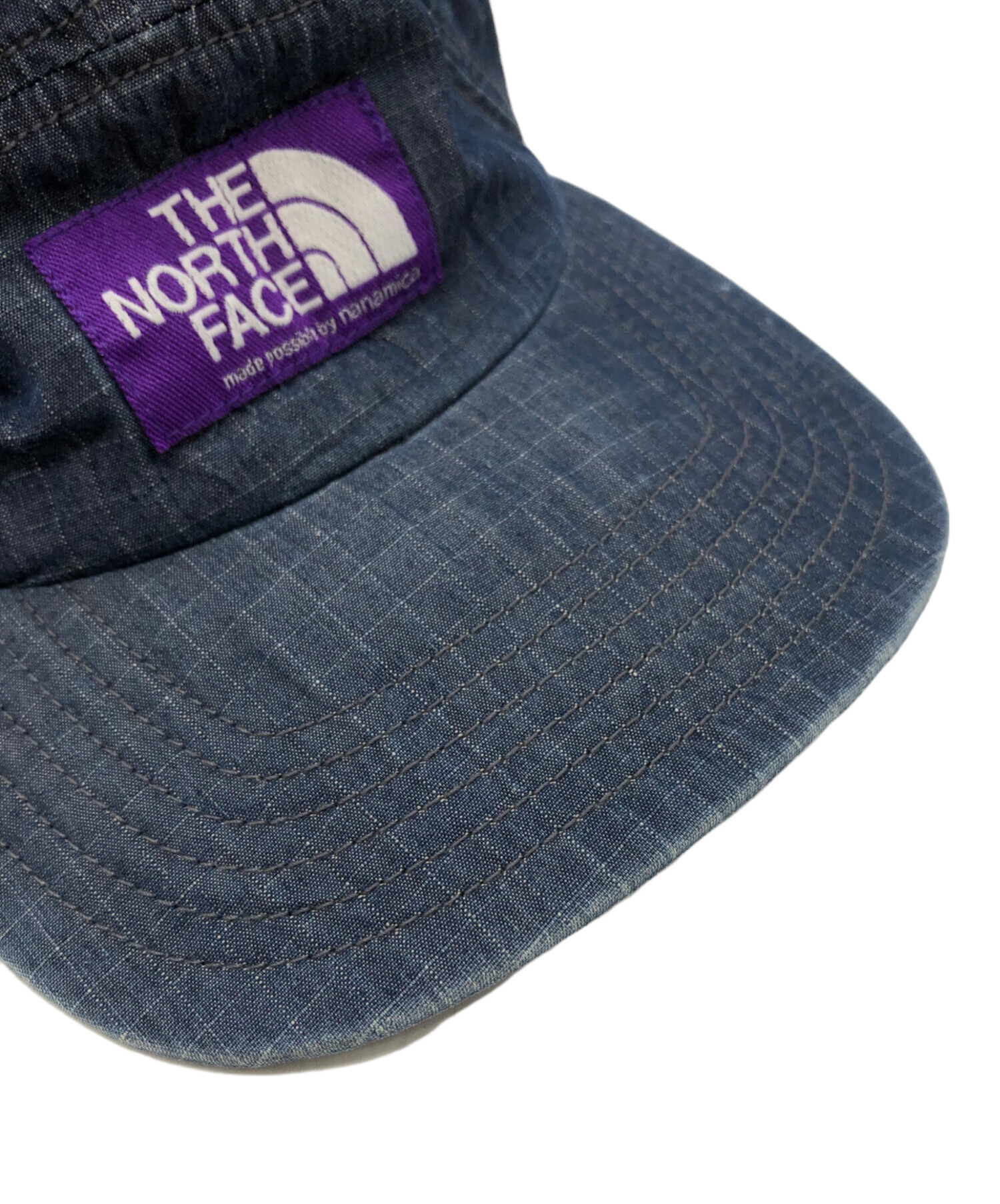 ノースフェイス パレス インディゴリップストップフィールドキャップ【新品未着用】 中古・古着通販】THE NORTHFACE PURPLELABEL (ザ・ノースフェイス