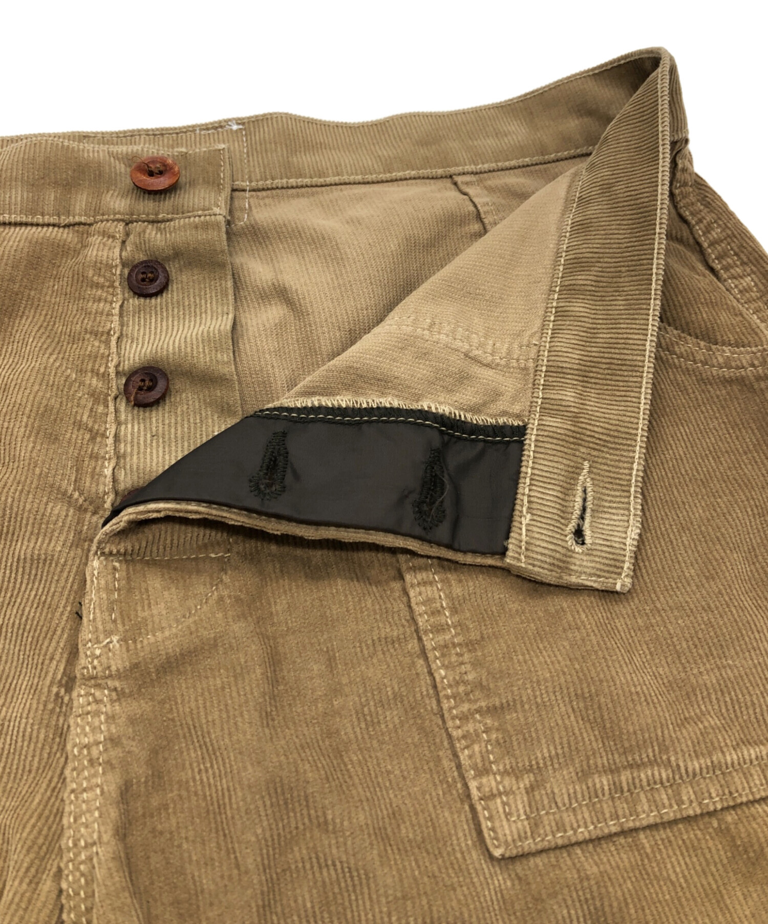 中古・古着通販】BIRDWELL (バードウェル) CORDUROY SHORTS ベージュ