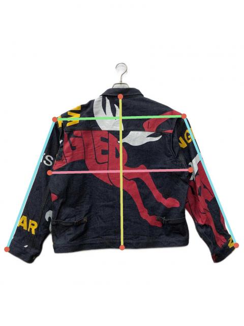 Wranglerの「DENIM BANNER JACKET 中古・古着通販】Wrangler (ラングラー) 75th Special DENIM BANNER