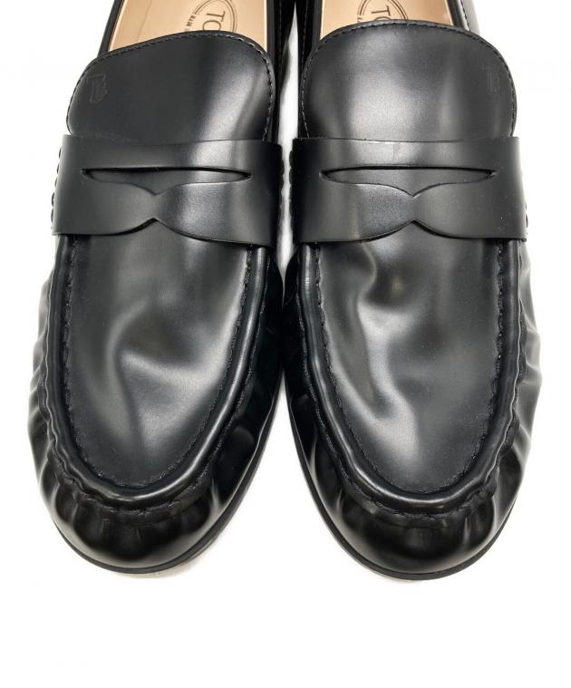中古・古着通販】TOD'S (トッズ) コインローファー ブラック サイズ:37