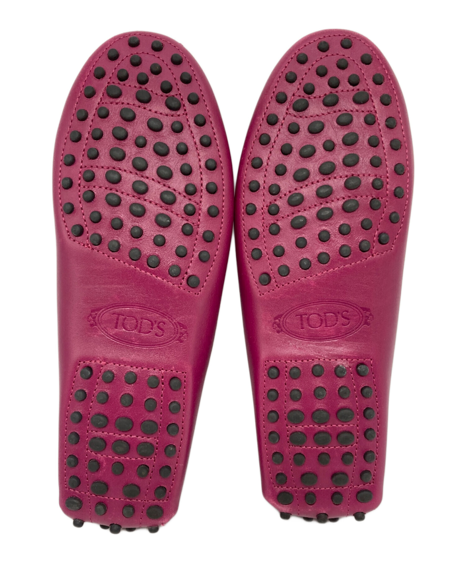 TOD'S フラットシューズ ピンク 37.5 中古・古着通販】TOD'S (トッズ) ダブルT ドライビングシューズ