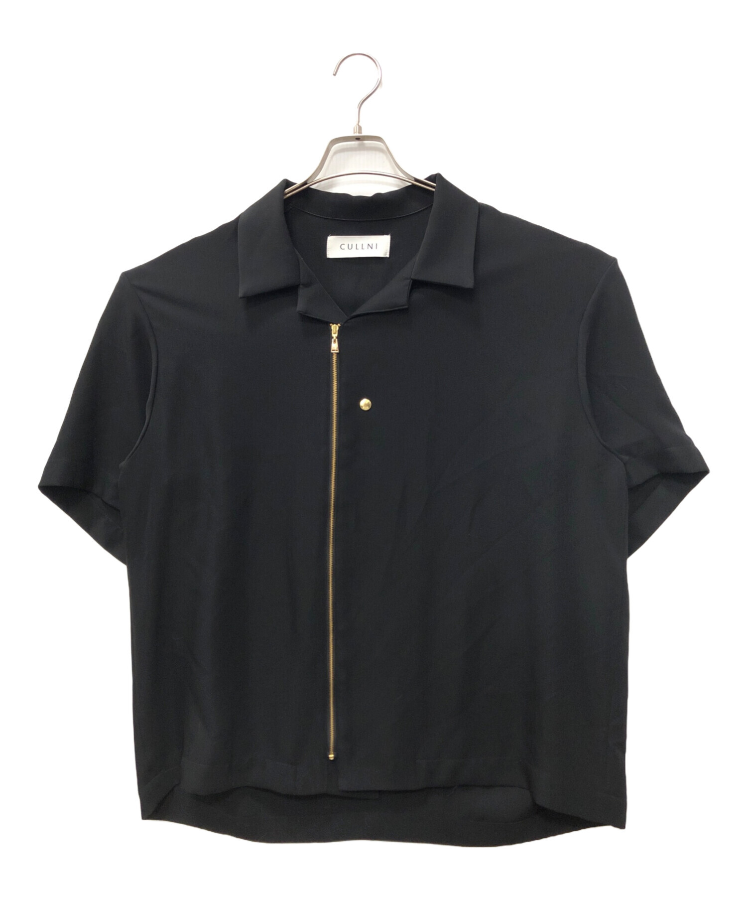 中古・古着通販】CULLNI (クルニ) Zip Front Open Collar Shirt