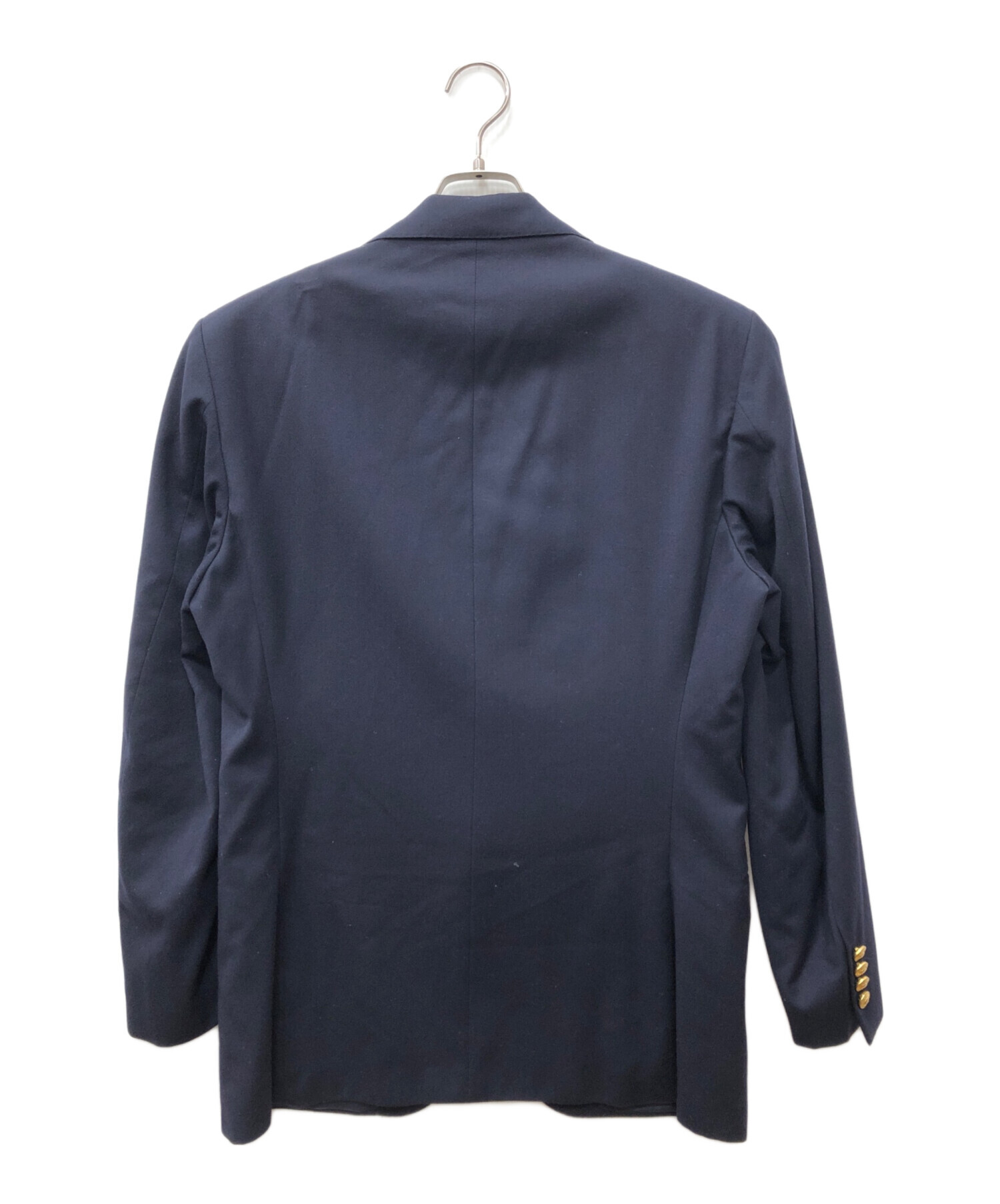 ポロ ラルフローレン テーラード 紺ブレ 2B 金ボタン 90s ネイビー 中古・古着通販】POLO RALPH LAUREN (ポロ・ラルフローレン) 金釦2B