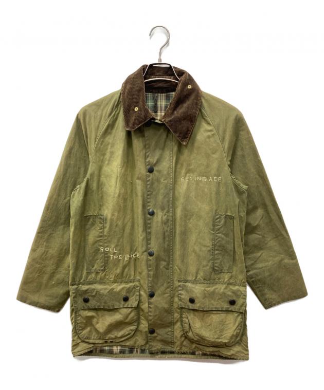 オイルドジャケット 古着 00s Barbour バブアー 緑 BEAUFORT 中古・古着通販】Barbour (バブアー) BEAUFORTオイルドジャケット
