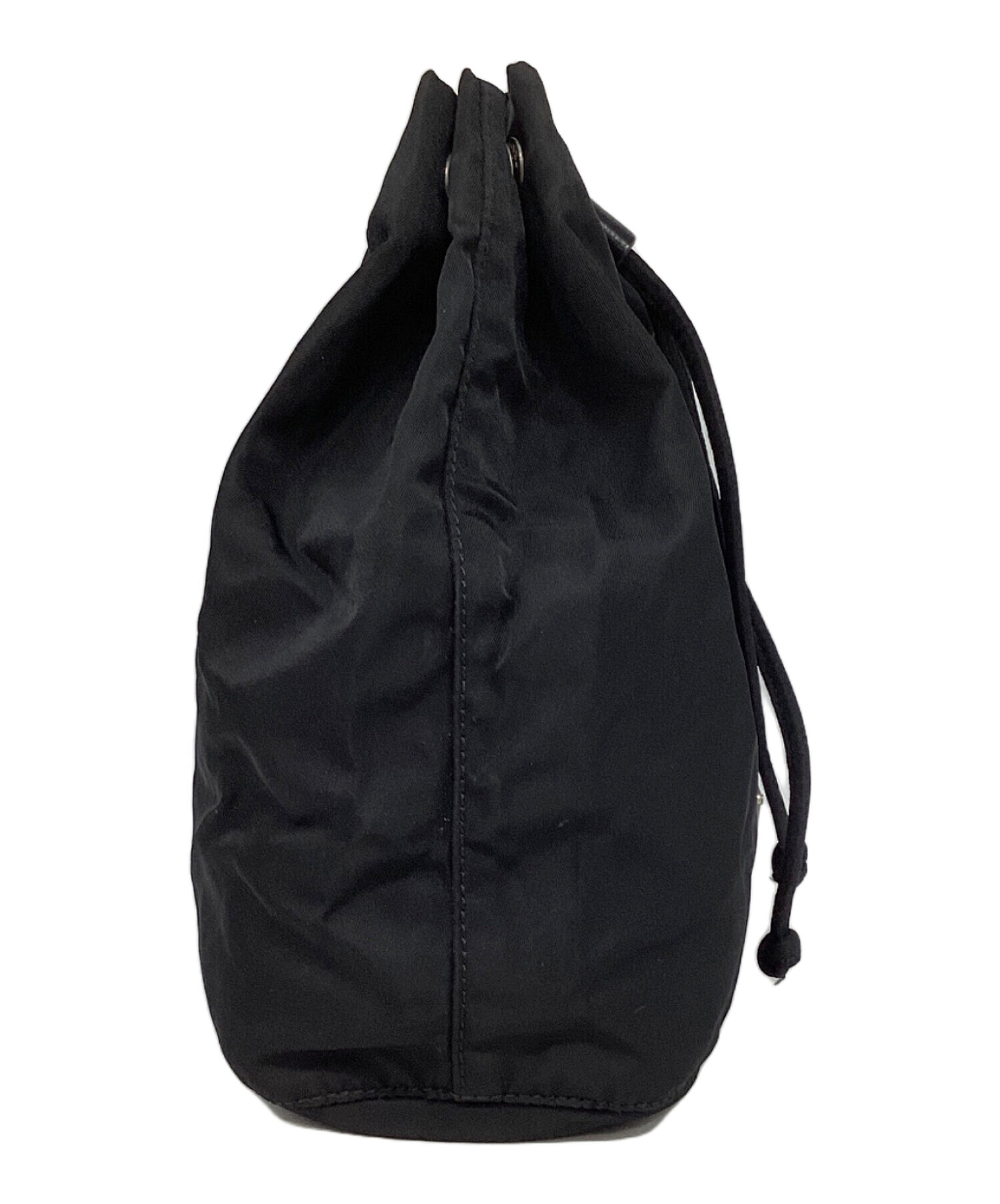 中古・古着通販】PRADA (プラダ) 巾着バッグ ブラック｜ブランド・古着