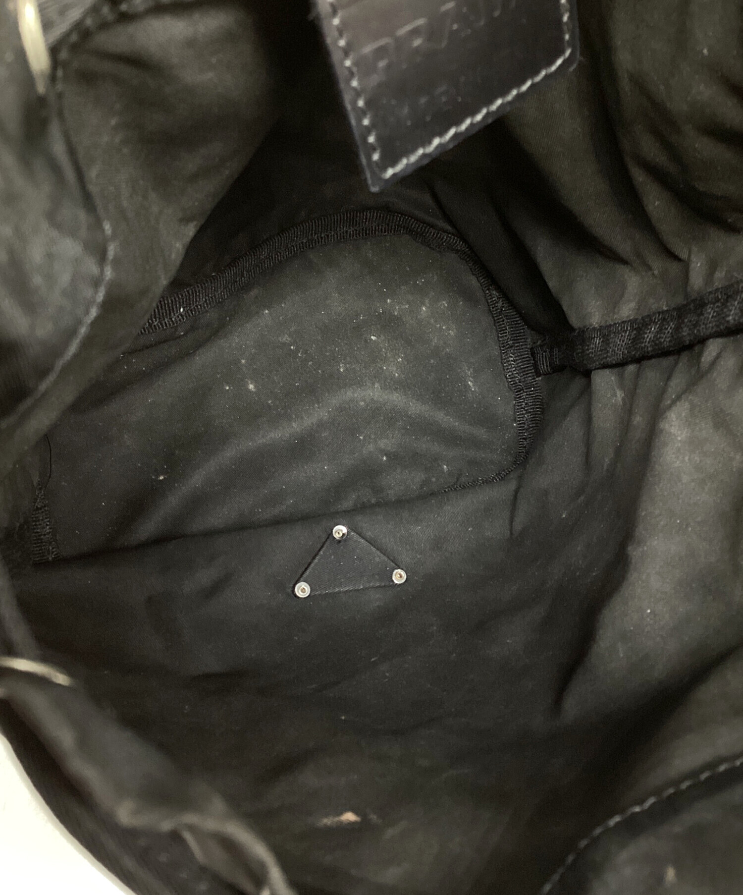 中古・古着通販】PRADA (プラダ) 巾着バッグ ブラック｜ブランド・古着