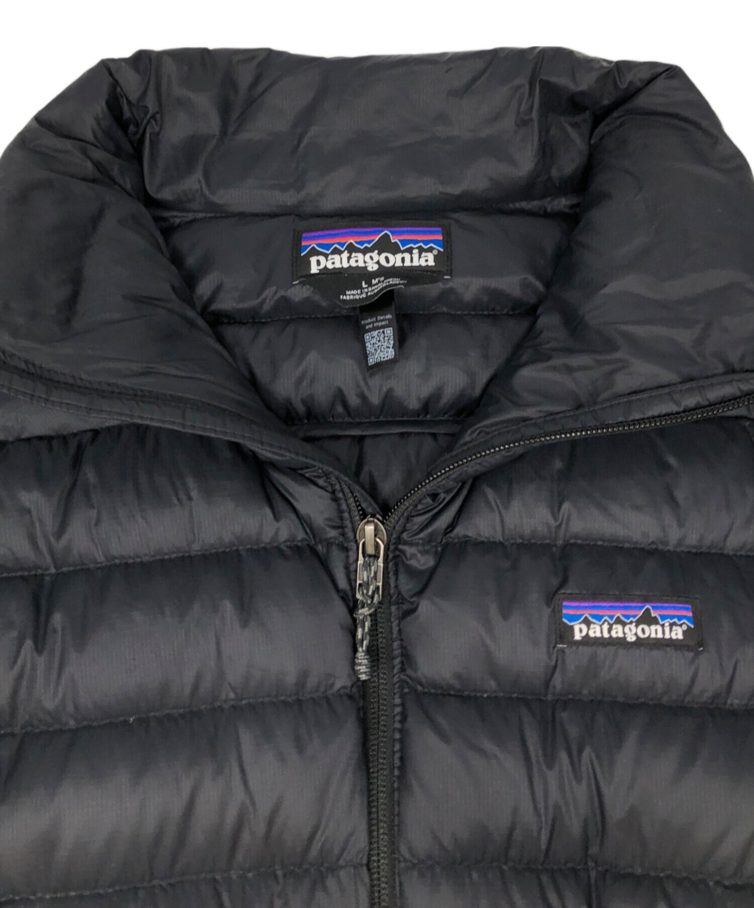 パタゴニア　ダウンセーター　M ブラック　美品　原宿店購入　値下げ　お得 中古・古着通販】Patagonia (パタゴニア) ダウン・セーター ブラック