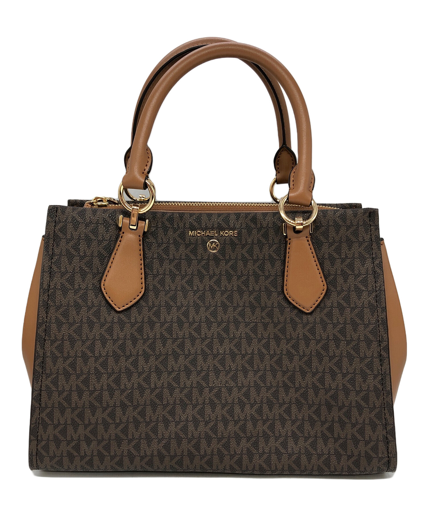 【ほぼ新品】MICHAEL KORS 2way ハンドバッグ マリリン 中古・古着通販】MICHAEL KORS (マイケルコース) MARILYN モノグラム