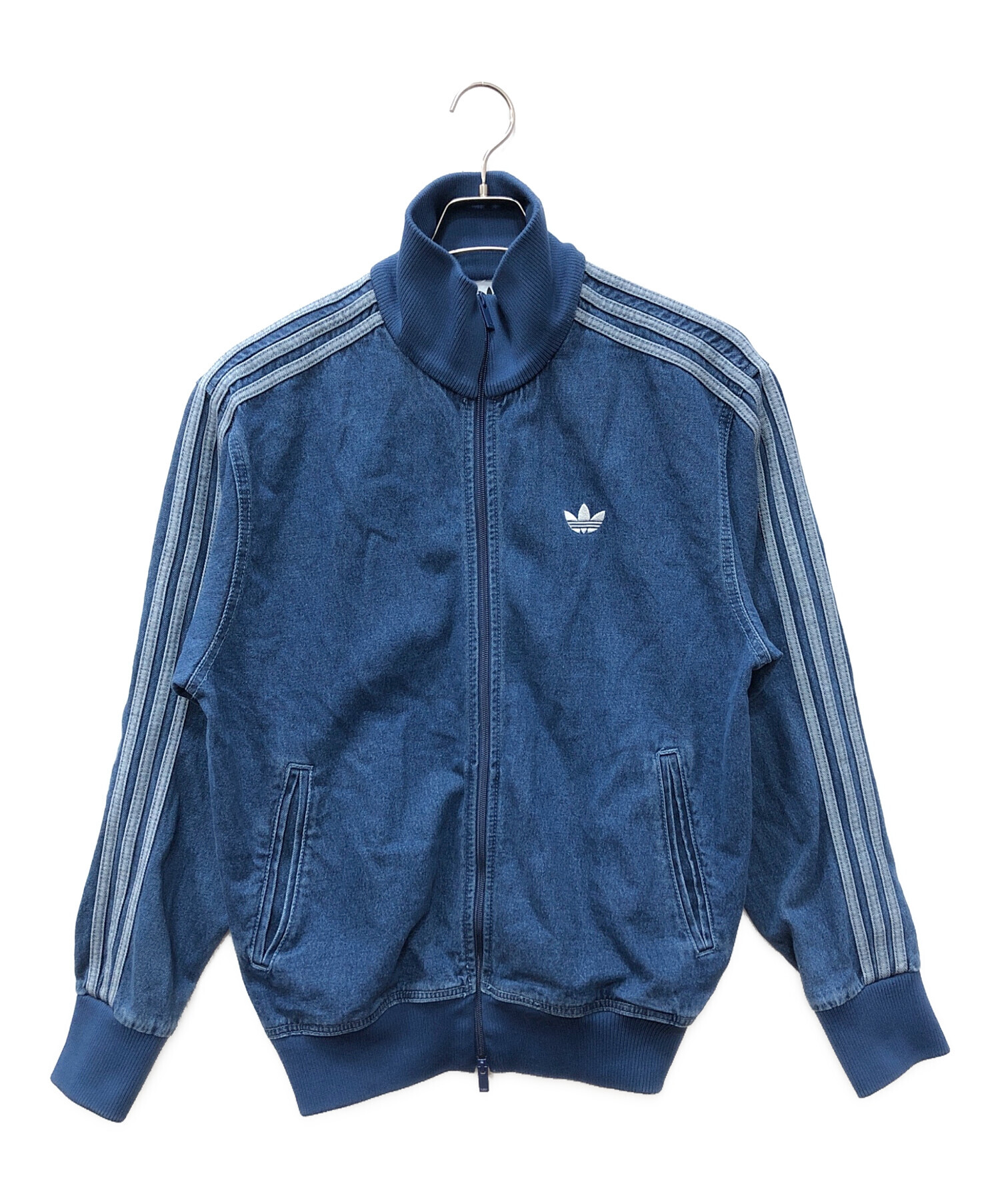古着  アディダス トラックジャケット ブルー ファイヤーバード 中古・古着通販】adidas (アディダス) ファイヤーバードデニムトラック