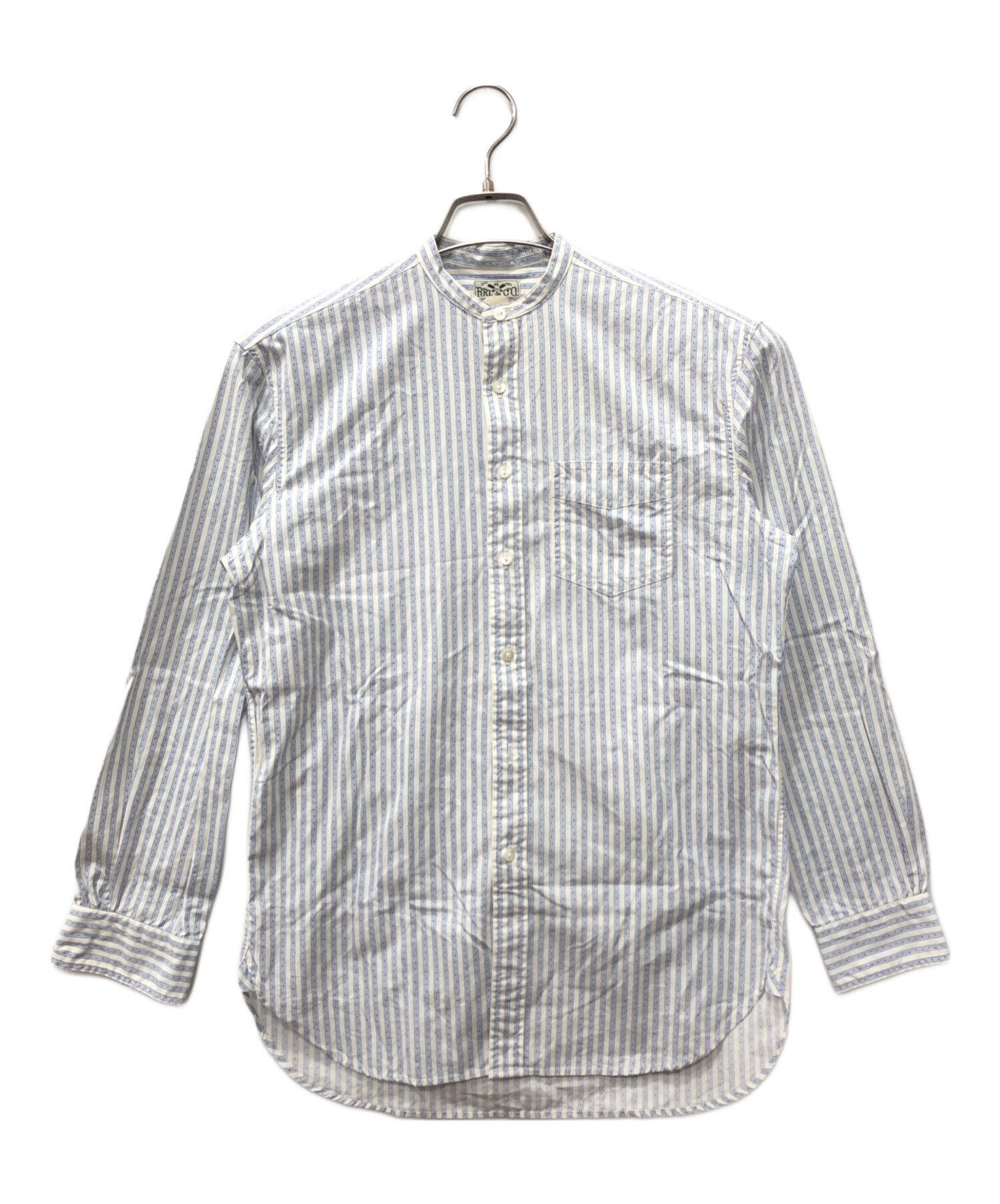 中古・古着通販】RRL (ダブルアールエル) ストライプバンドカラー 