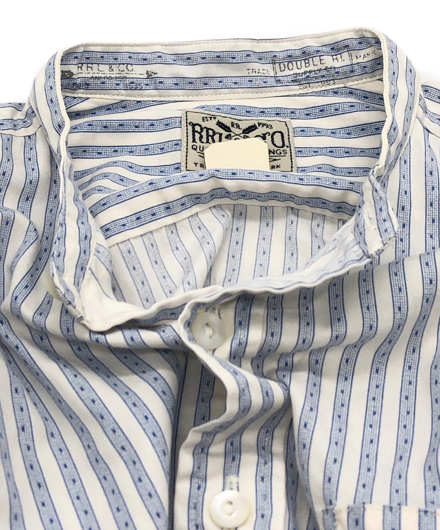 中古・古着通販】RRL (ダブルアールエル) ストライプバンドカラー