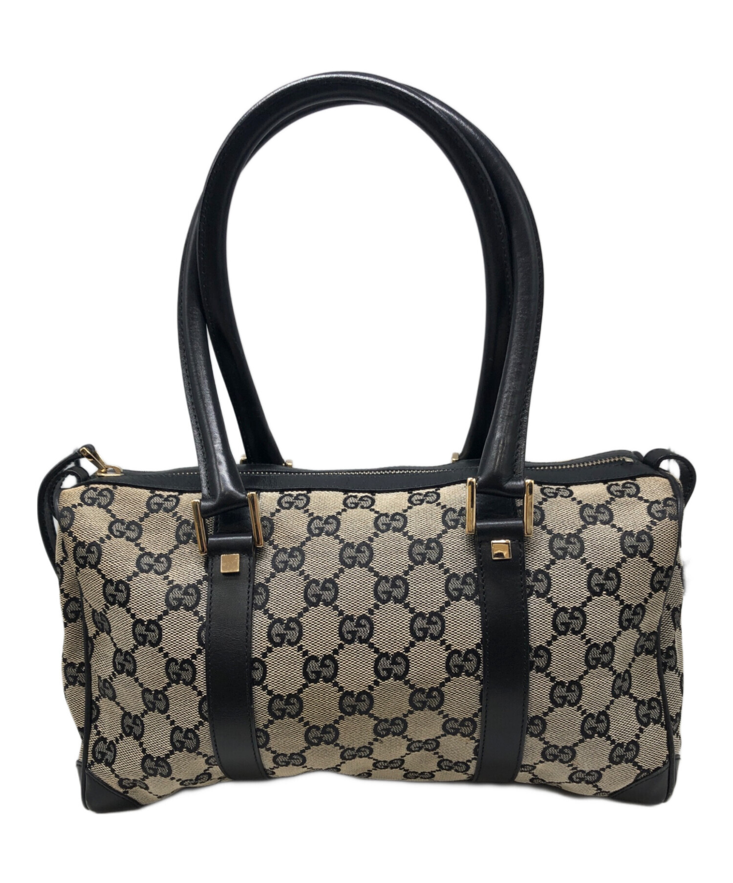 Gucci GGキャンバス ボストンバッグ 中古・古着通販】GUCCI (グッチ) GGキャンバスミニボストンバッグ