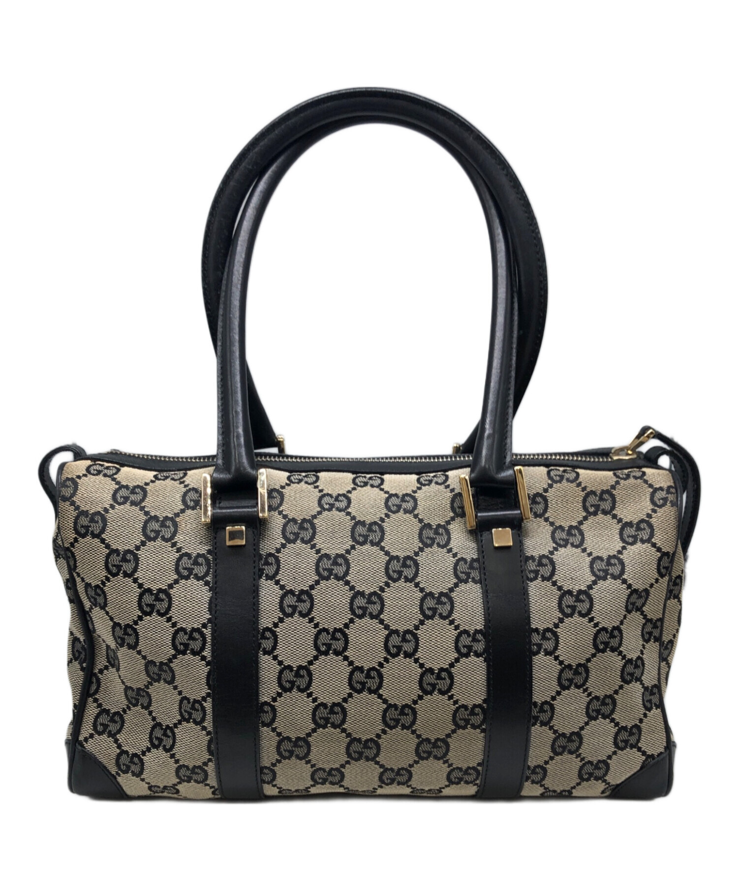 中古・古着通販】GUCCI (グッチ) GGキャンバスミニボストンバッグ