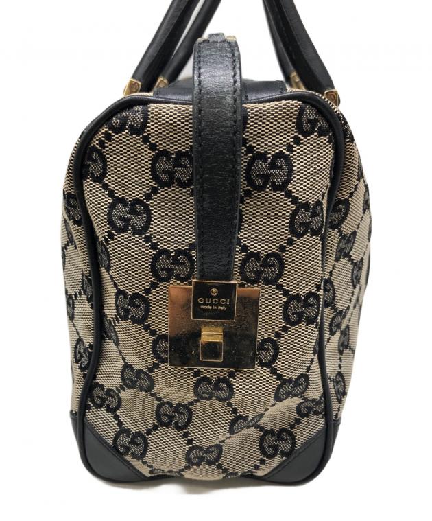中古・古着通販】GUCCI (グッチ) GGキャンバスミニボストンバッグ