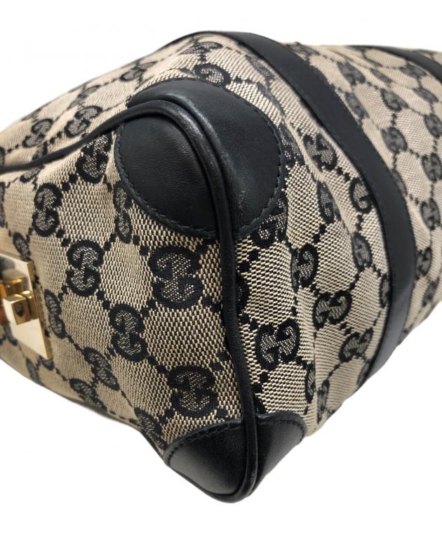 中古・古着通販】GUCCI (グッチ) GGキャンバスミニボストンバッグ