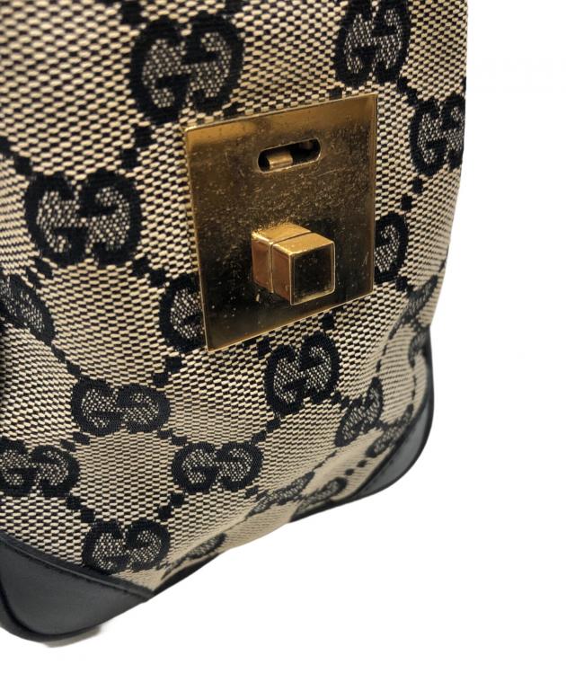 中古・古着通販】GUCCI (グッチ) GGキャンバスミニボストンバッグ