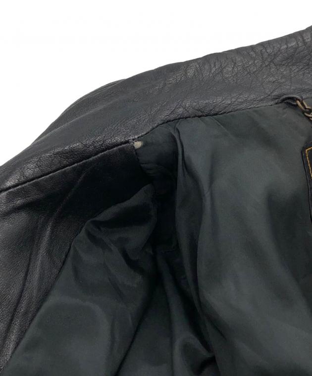 中古・古着通販】Eddie Bauer (エディーバウアー) 黒タグ レザー