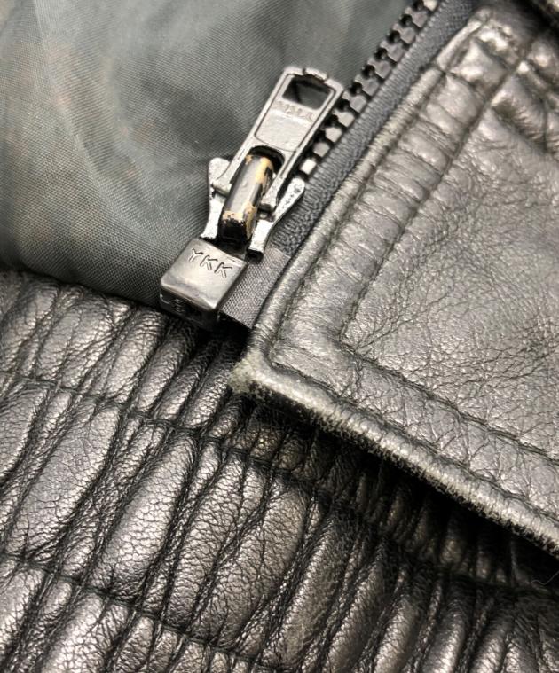 中古・古着通販】Eddie Bauer (エディーバウアー) 黒タグ レザー