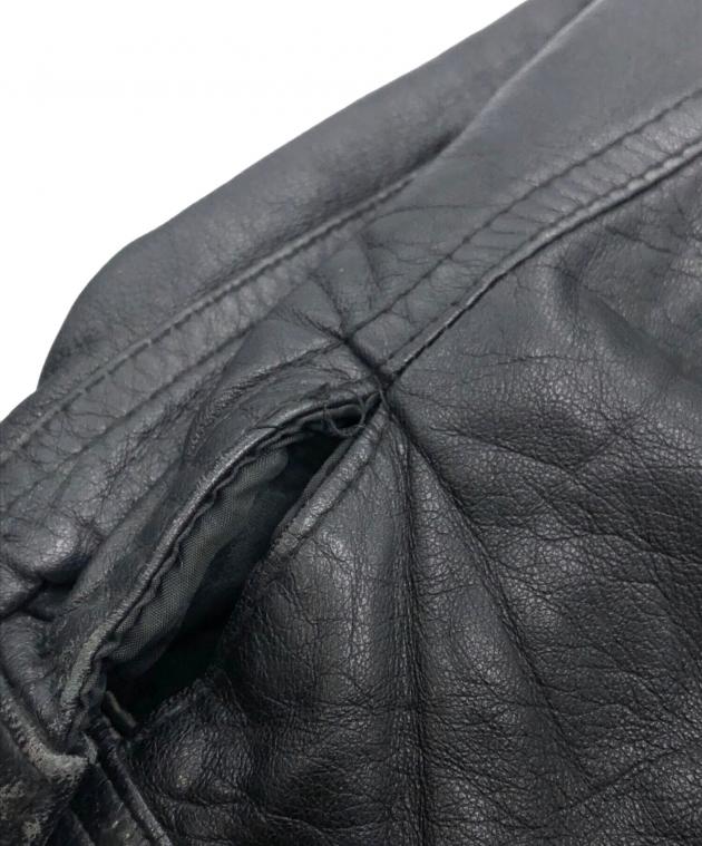 中古・古着通販】Eddie Bauer (エディーバウアー) 黒タグ レザー
